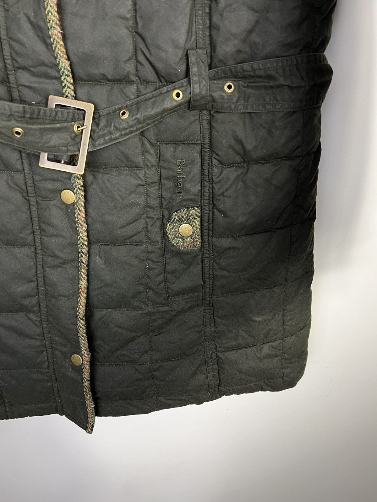 Barbour Barbour Waxed Fiber Down Jacket with Quilted Wool Details Size XXL / US 16-18 / IT 52-54 - 5 Thumbnail