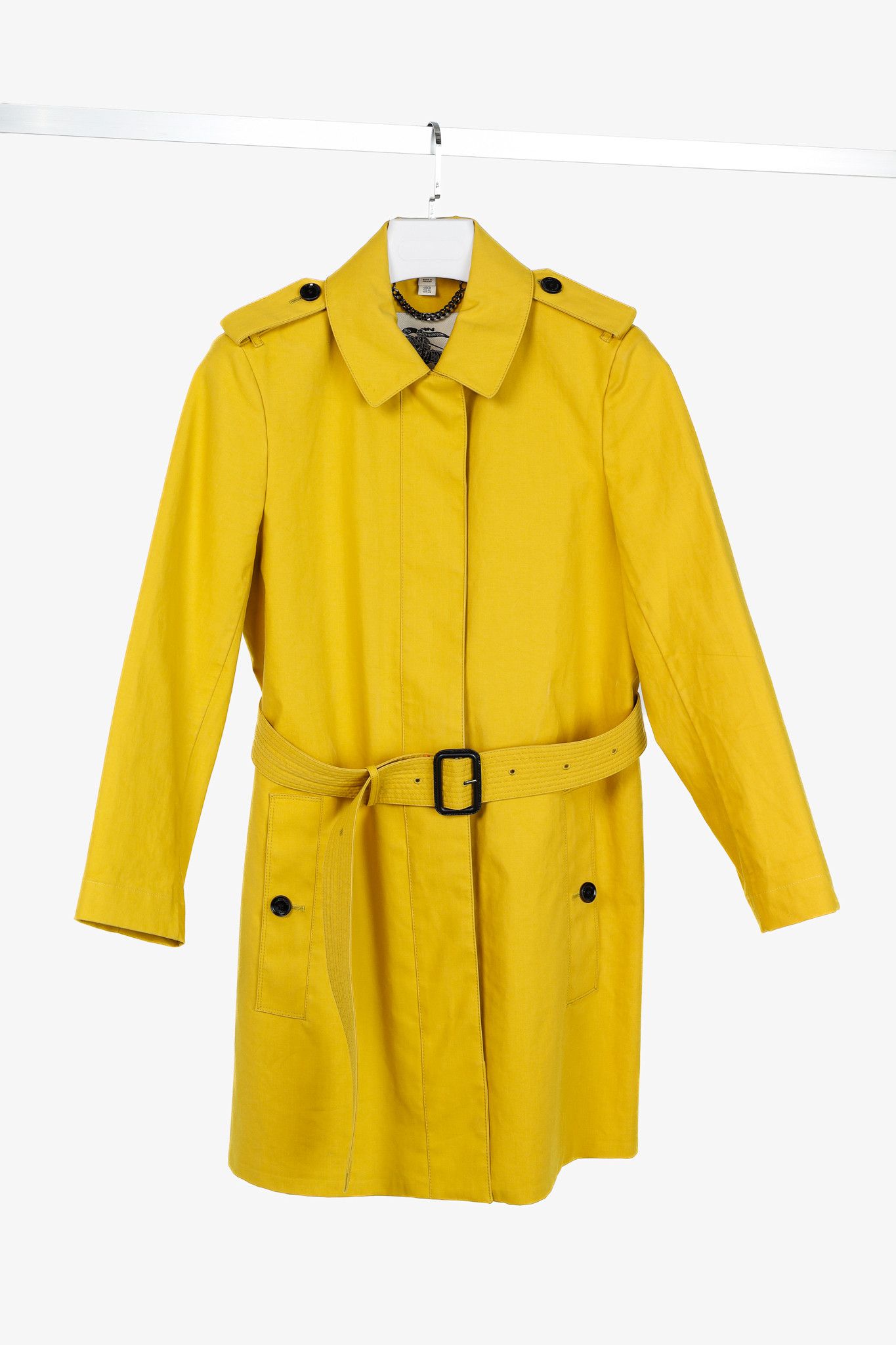 Burberry Burberry Dandelion Mid-Length Bonded Cotton Trench Coat Size M / US 6-8 / IT 42-44 - 1 Thumbnail