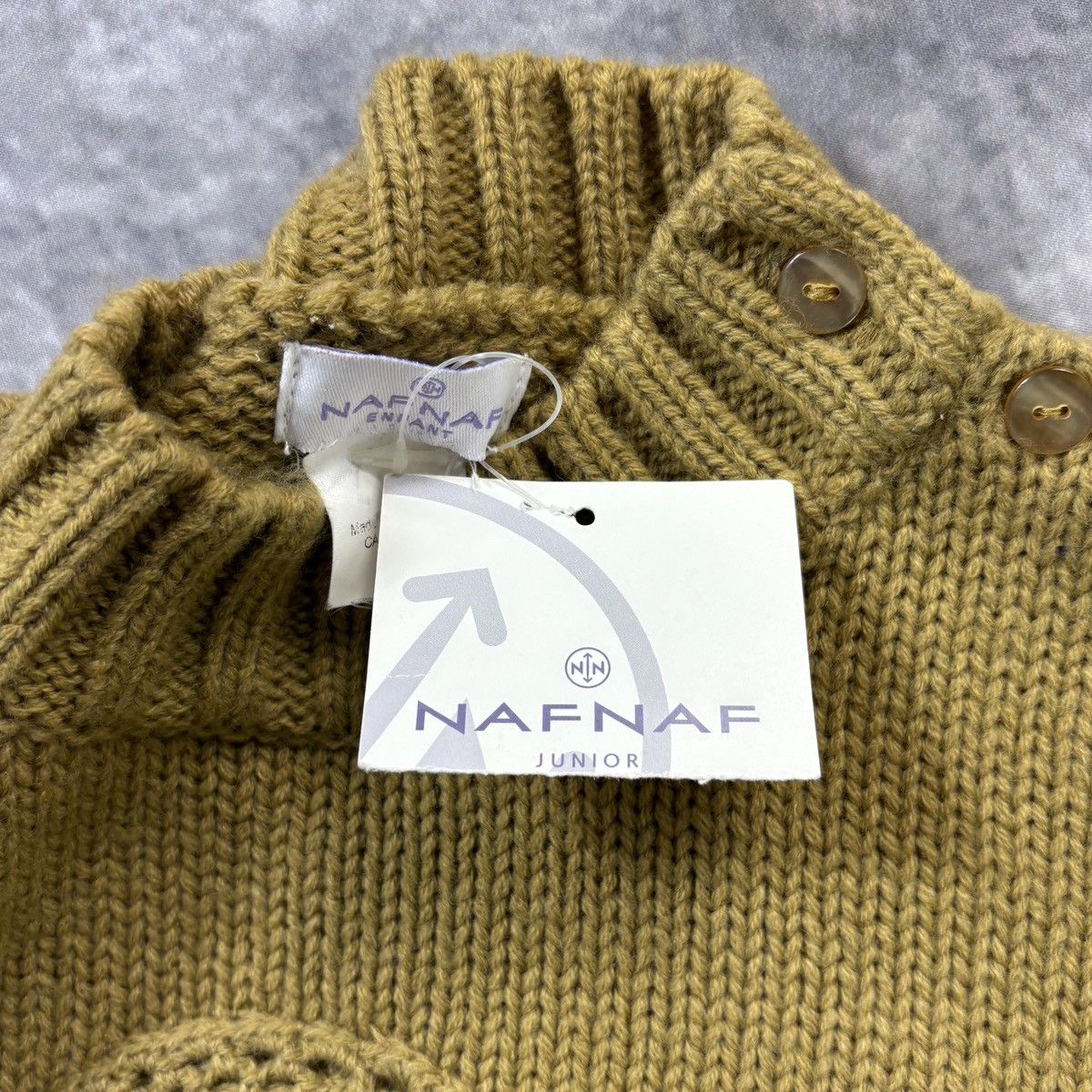 Vintage 1990s Vintage Naf Naf Sweater Small Made in France Junior Size XXS / US 00 / IT 34 - 5 Thumbnail