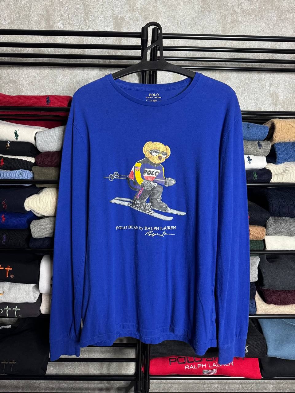 Polo Ralph Lauren Vintage Ralph Lauren Teddy Bear long sleeve Size US M / EU 48-50 / 2 - 1 Thumbnail