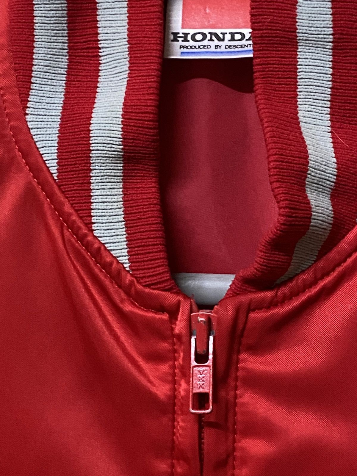 Honda × Vintage Vtg Honda racing team HRC varsity sateen jacket Size US M / EU 48-50 / 2 - 5 Thumbnail