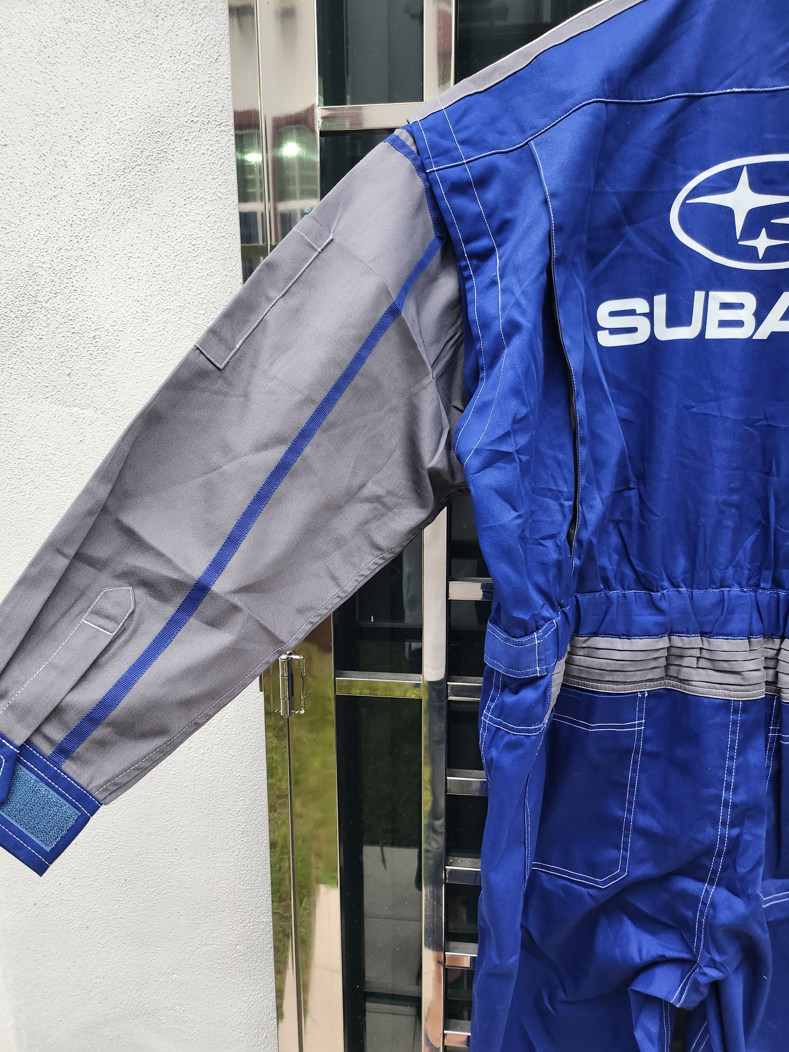 Japanese Brand 💥Fresh Subaru Racing Team Overalls Jumpsuit Size US 40 / EU 56 - 8 Thumbnail