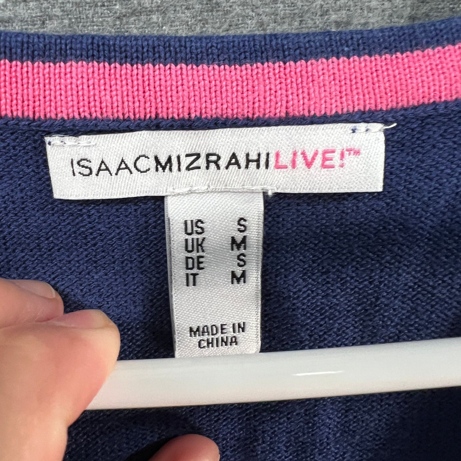 Isaac Mizrahi Isaac Mizrahi Live! V-Neck Sweater Tank Royal Size S / US 4 / IT 40 - 3 Thumbnail