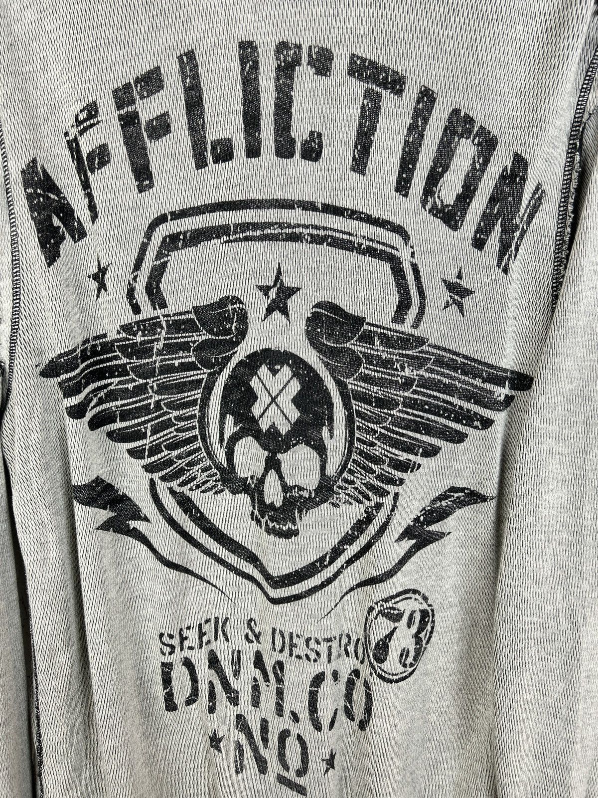 Affliction Reversible Thermal Affliction Y2K Vintage Tattoo Long Sleeve Size US XL / EU 56 / 4 - 4 Thumbnail