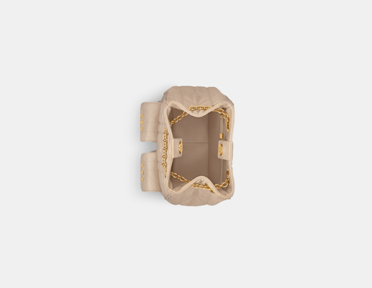 Dior o1w1db10426 M3375U Size:OS/ Medium Backpack in Powder Beige Size ONE SIZE - 3 Thumbnail