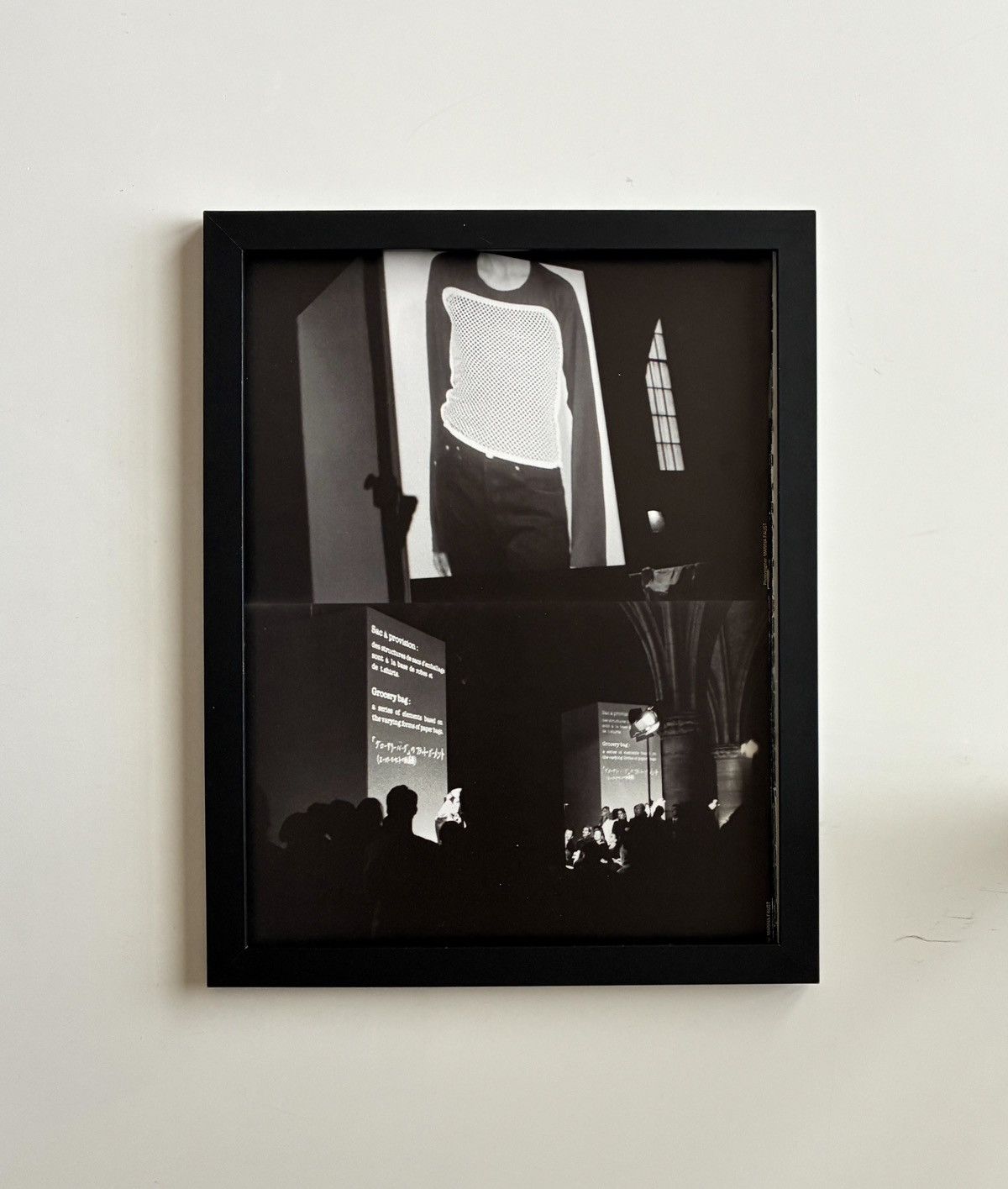 Maison Margiela Maison Martin Margiela rare archive photo framed poster 9x11 Size ONE SIZE - 1 Thumbnail