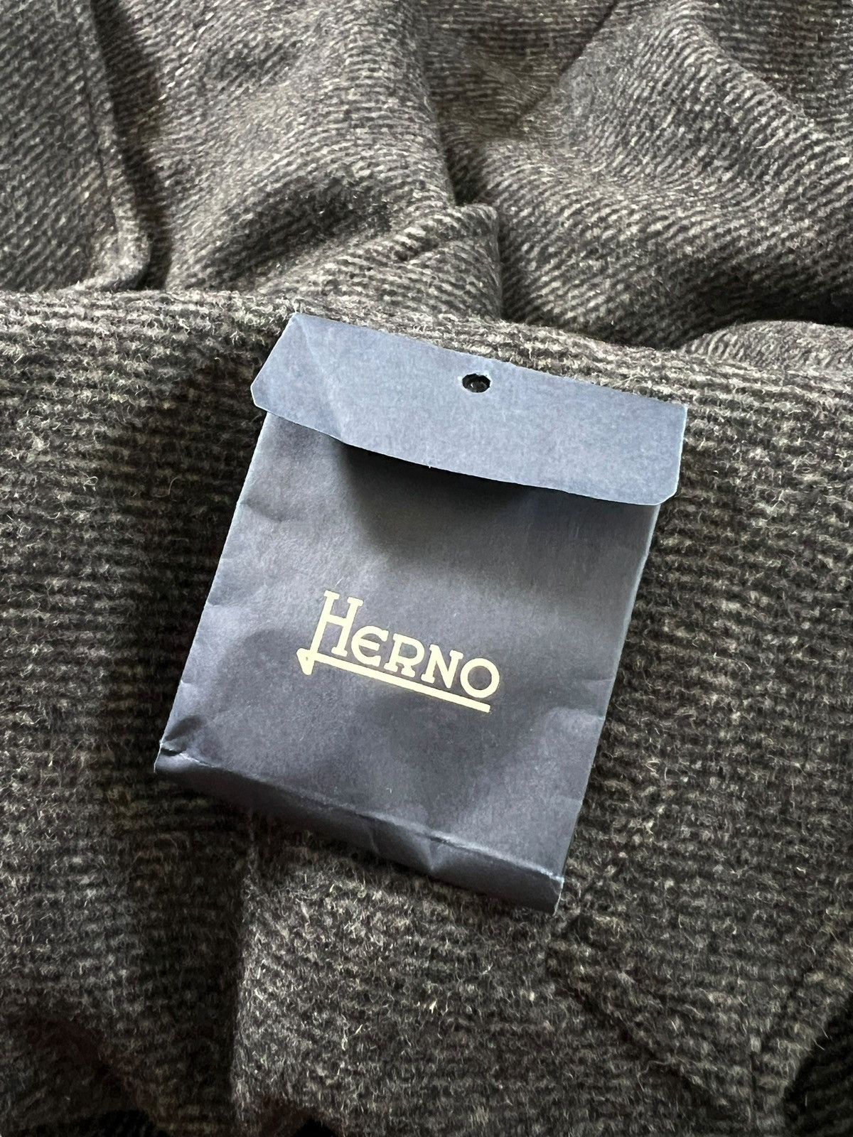 Herno Herno Puffer Lining Wool Long Coat Size US L / EU 52-54 / 3 - 13 Thumbnail