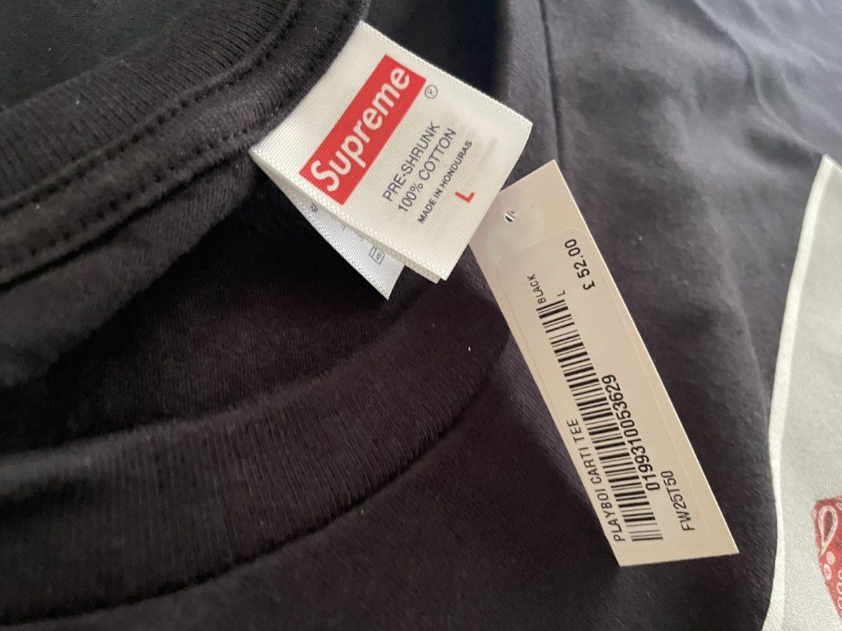 Supreme Playboi carti supreme t shirt Size US L / EU 52-54 / 3 - 3 Thumbnail