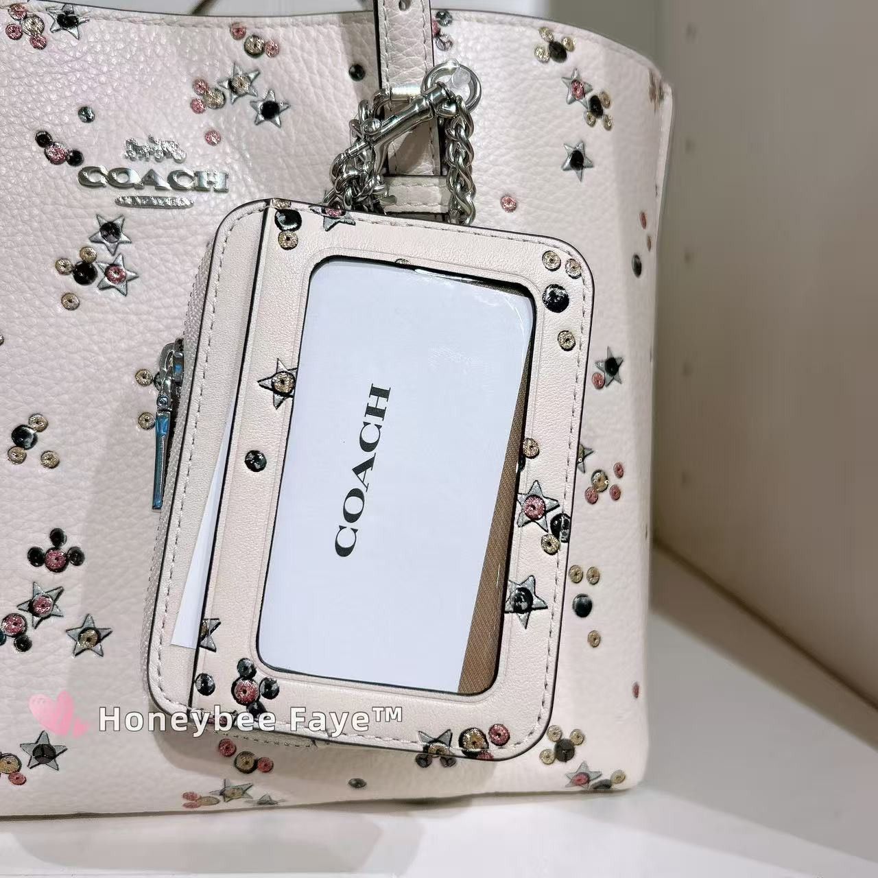 Coach NWT Coach Zip Card Case With Star Print CCO26 Size ONE SIZE - 5 Thumbnail