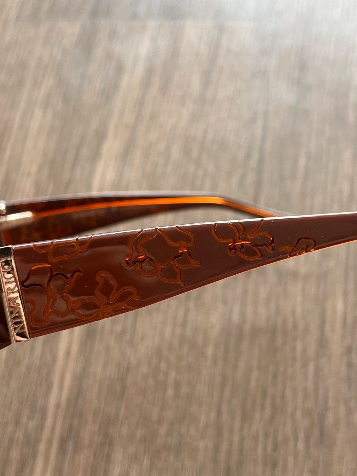 Nina Ricci Nina Ricci Plastic Eyeglass NR2529 C02 135 52/17 Size ONE SIZE - 4 Thumbnail