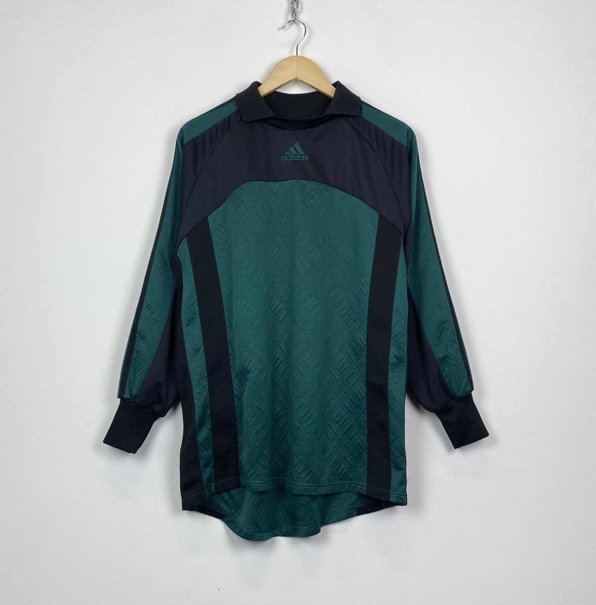 Adidas Vintage Adidas Keeper Long Sleeve Jersey Soccer Shirt Top Size US M / EU 48-50 / 2 - 1 Thumbnail