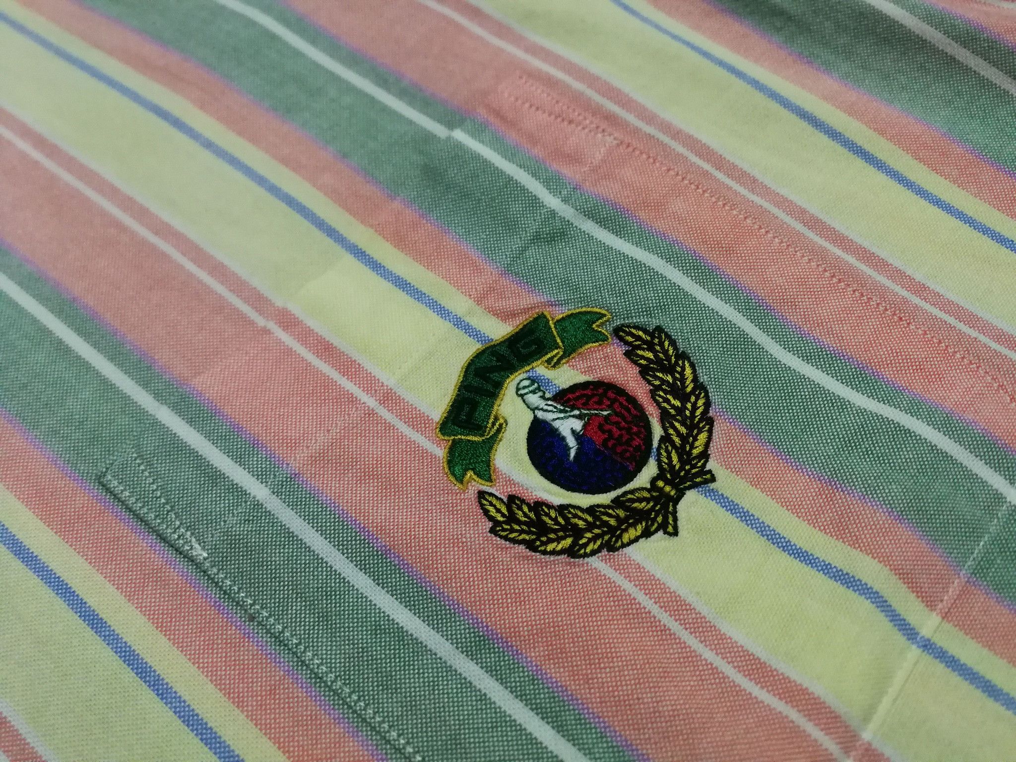 Japanese Brand × PING × Vintage RARE Vintage PING golf OXFORD cotton button up M 2072 Size US M / EU 48-50 / 2 - 8 Thumbnail