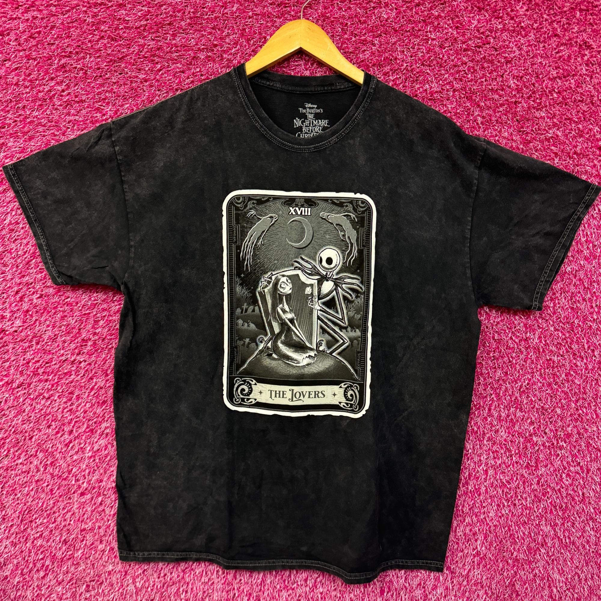 Disney Nightmare before Christmas Lovers tarot card tee size 2xl. Size US XXL / EU 58 / 5 - 1 Thumbnail