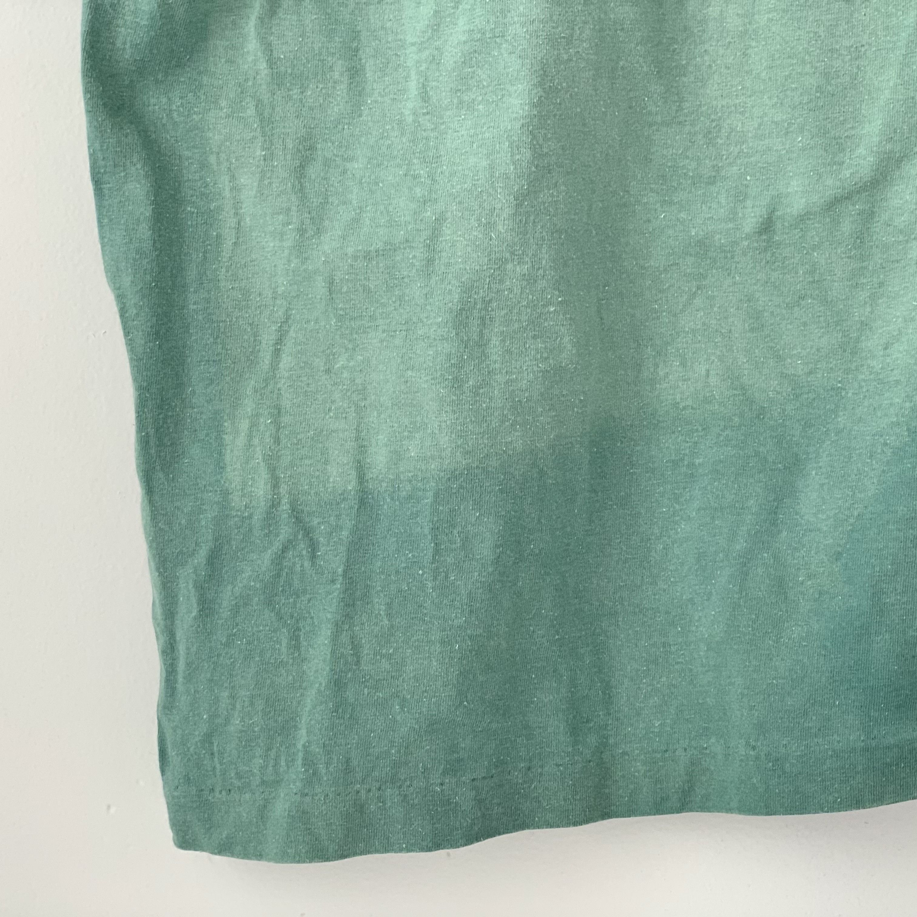 Other vintage sunfaded work blue-green cotton t-shirt Size US M / EU 48-50 / 2 - 2 Thumbnail