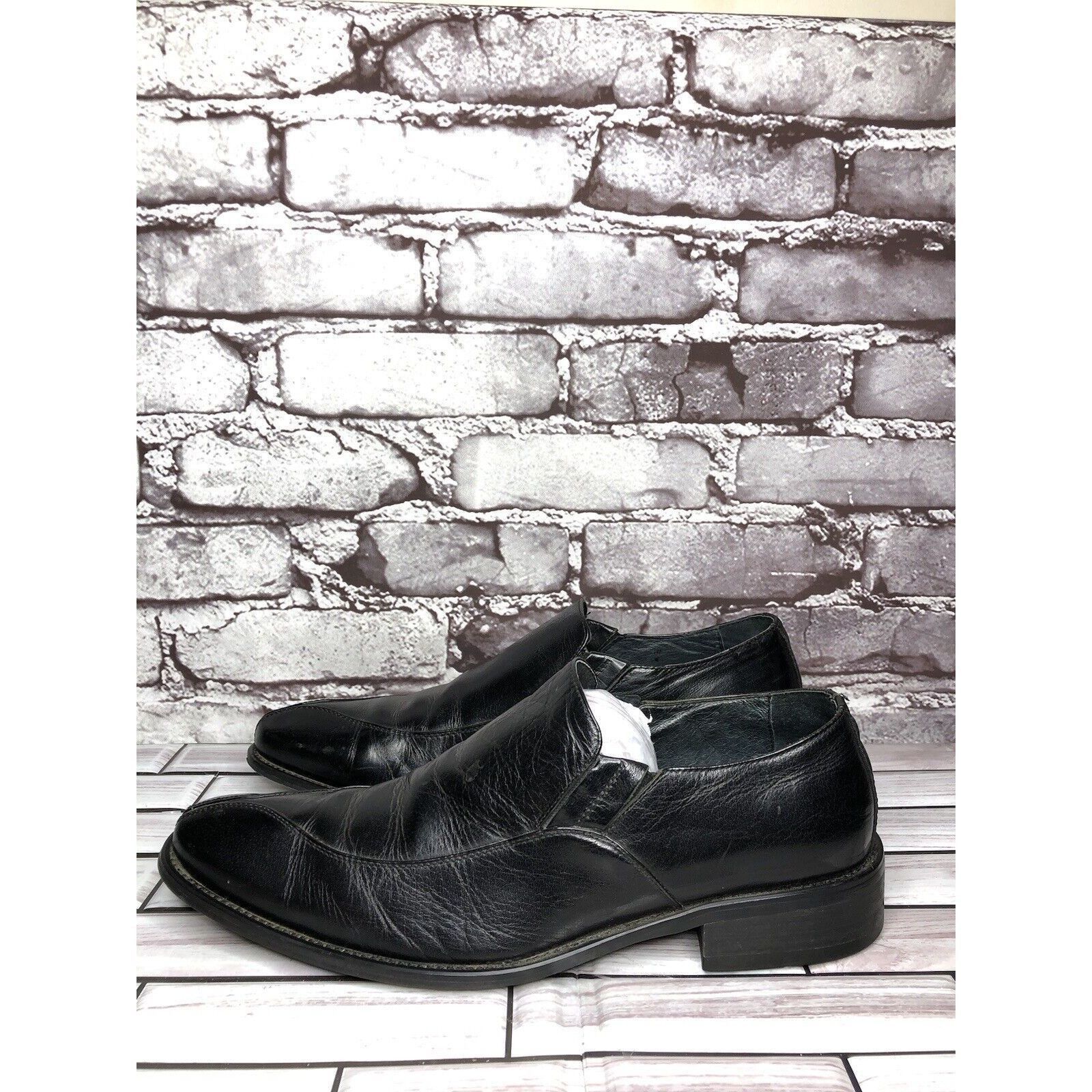 Other Via Spiga Delano Black Leather Pointed Loafers Dress Shoes M Size US 7 / EU 40 - 16 Thumbnail