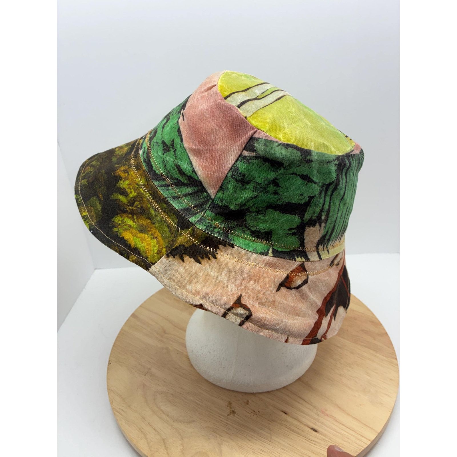 Other The Canopy — Upcycled Waxed Cotton Bucket Hat, Tropical Size ONE SIZE - 3 Thumbnail