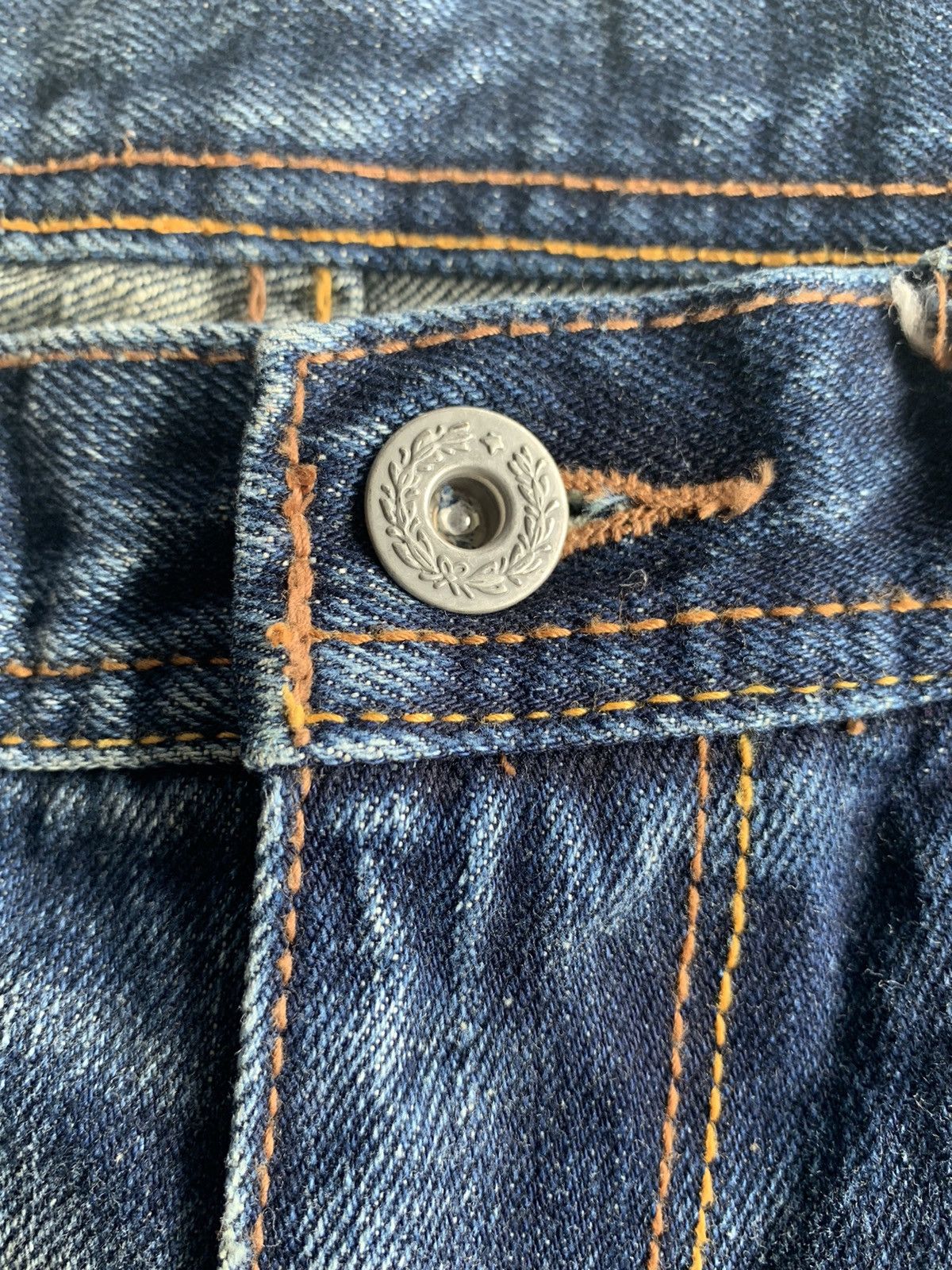 Japanese Brand × Kapital Santeria Eyedy Rare Selvedge Distressed Denim Size US 33 - 16 Thumbnail