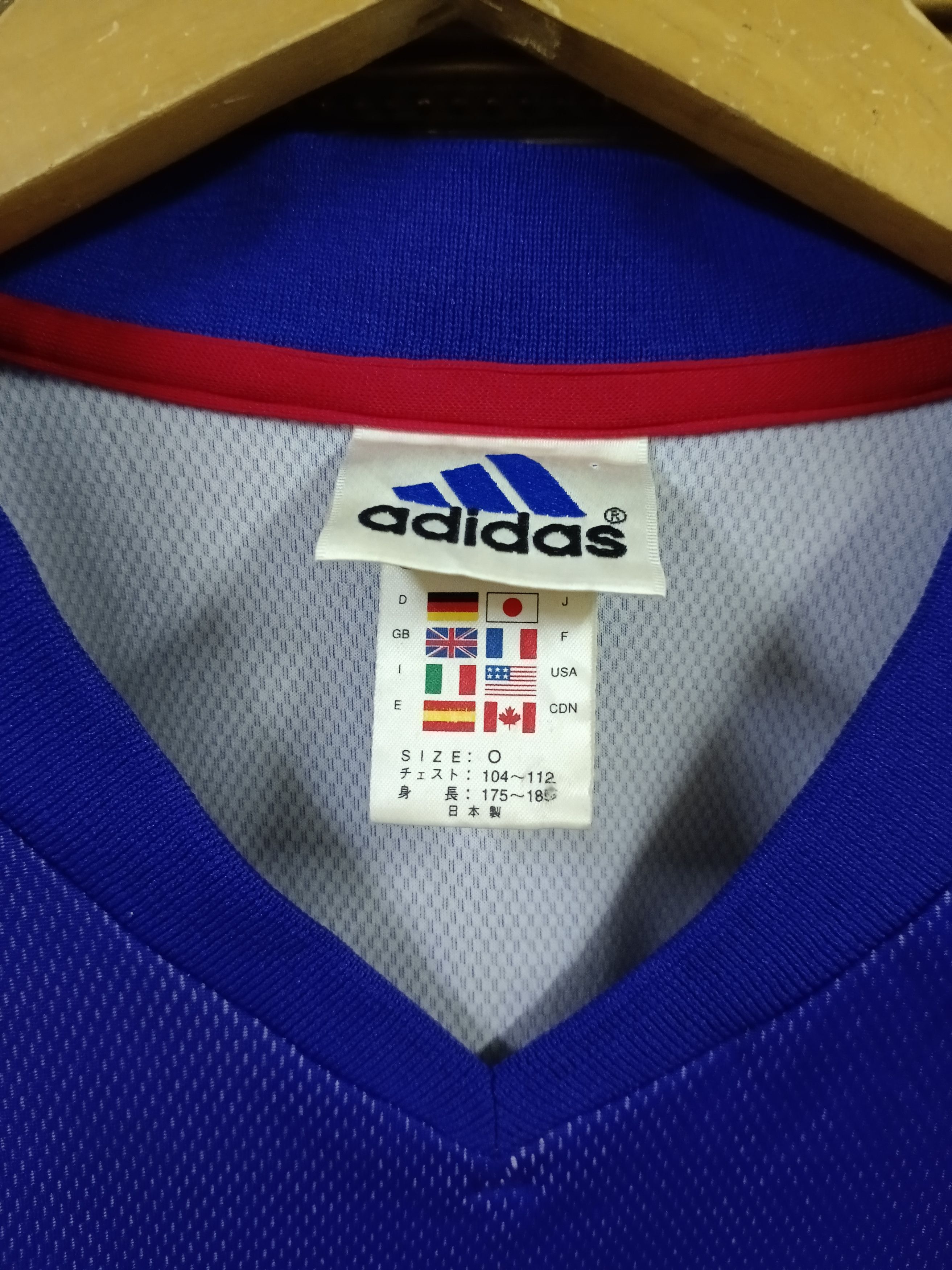 Adidas × Vintage JAPAN JFA VINTAGE 2000s NO 5 JERSEY INAMOTO Size US L / EU 52-54 / 3 - 12 Thumbnail