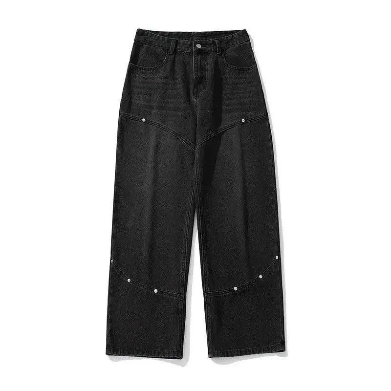 Japanese Brand × Jean Streetwear Casual Design Washed Black Loose Jeans Pants Size US 30 / EU 46 - 6 Thumbnail