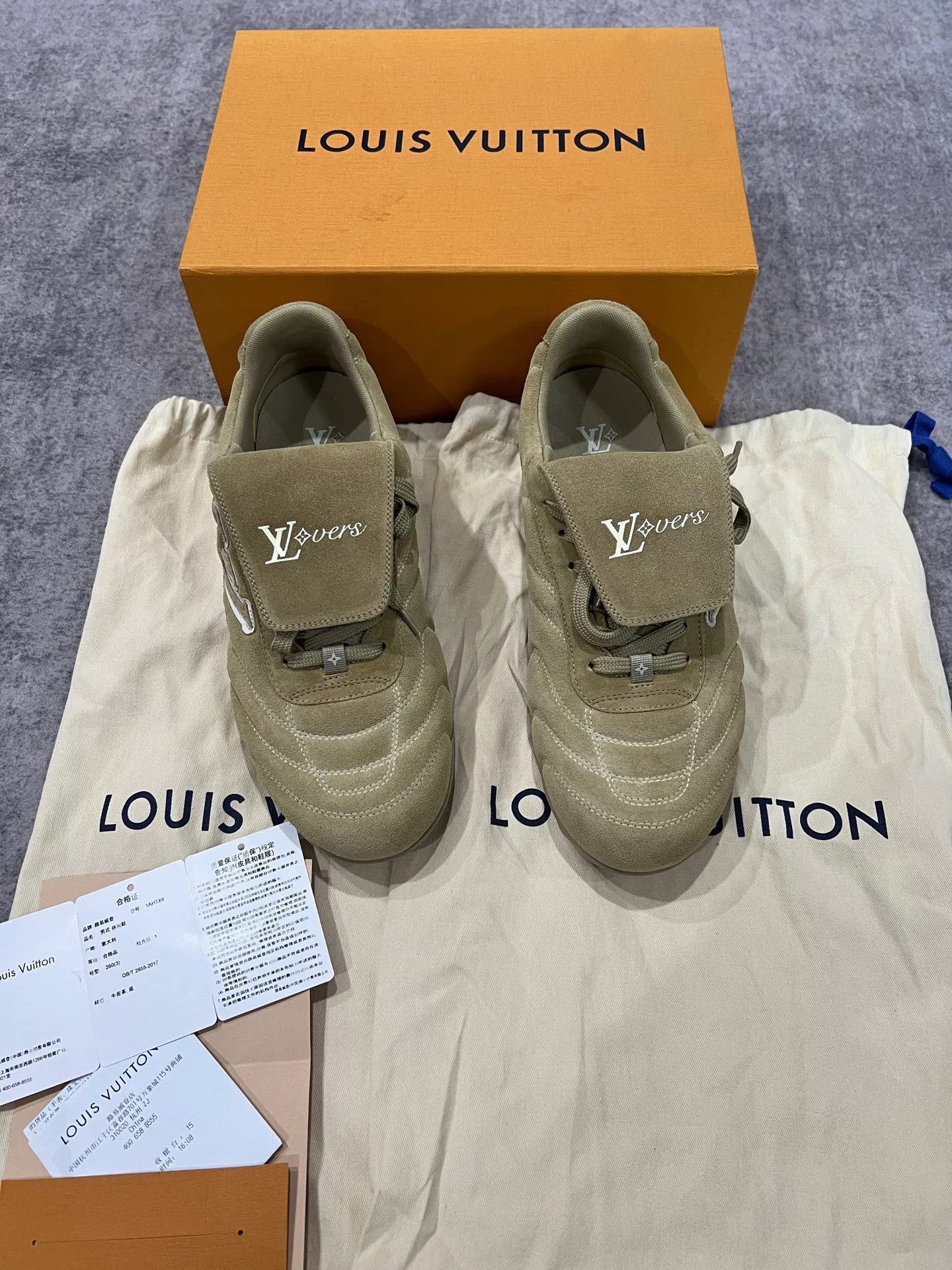 Louis Vuitton LV Suede Football Shoes Size US 7 / EU 40 - 1 Thumbnail
