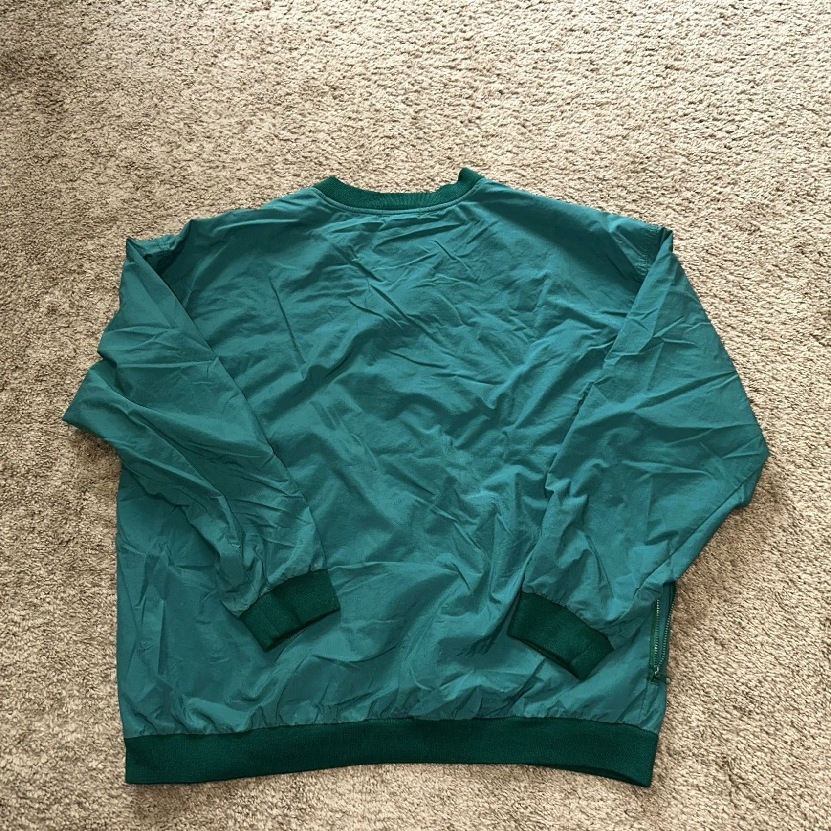 Izod VINTAGE IZOD Sweatshirt Mens Large Golf Windbreaker Embroidered Logo 90s Green Size US L / EU 52-54 / 3 - 5 Thumbnail