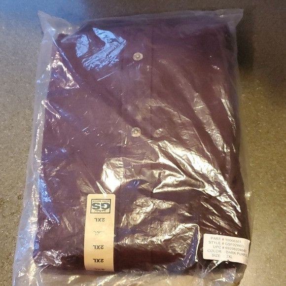 Vintage Gander Mountain Guide Series EggPlant Dark Purple LSleeve Fl Size US XXL / EU 58 / 5 - 7 Thumbnail