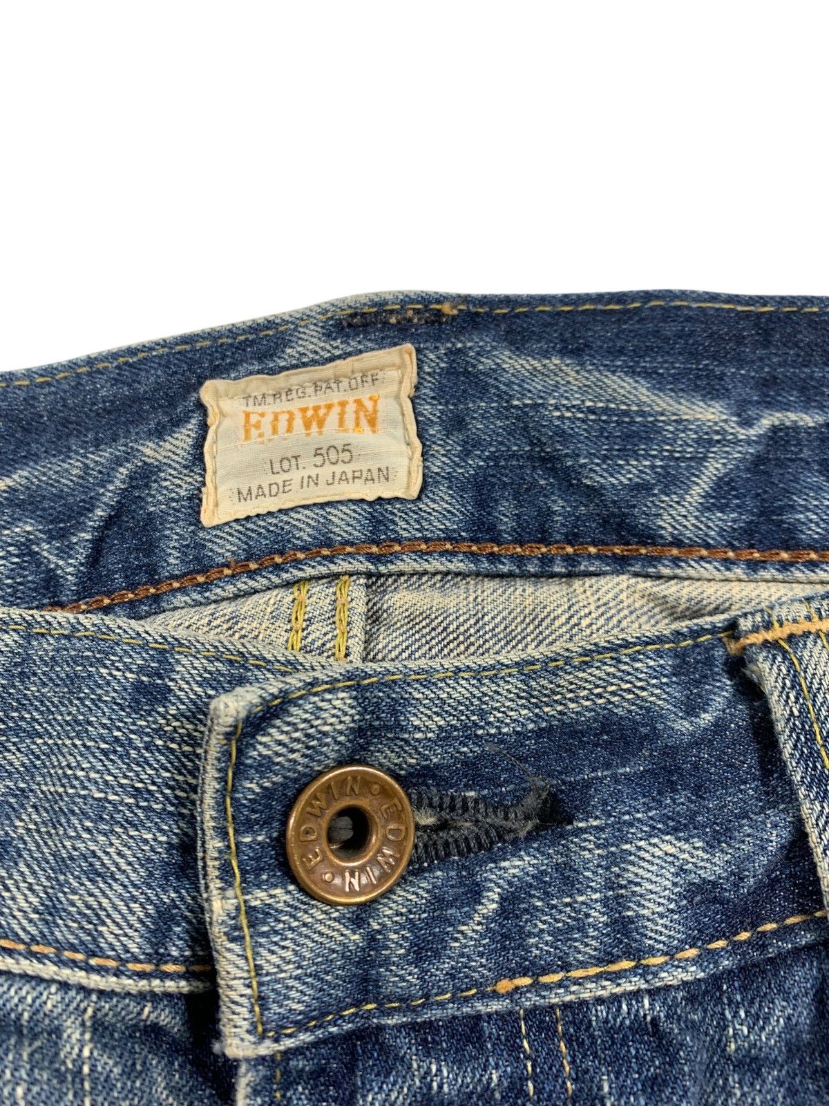 Kapital 36x34 Edwin Rusty Selvedge jeans pants Size US 36 / EU 52 - 11 Thumbnail
