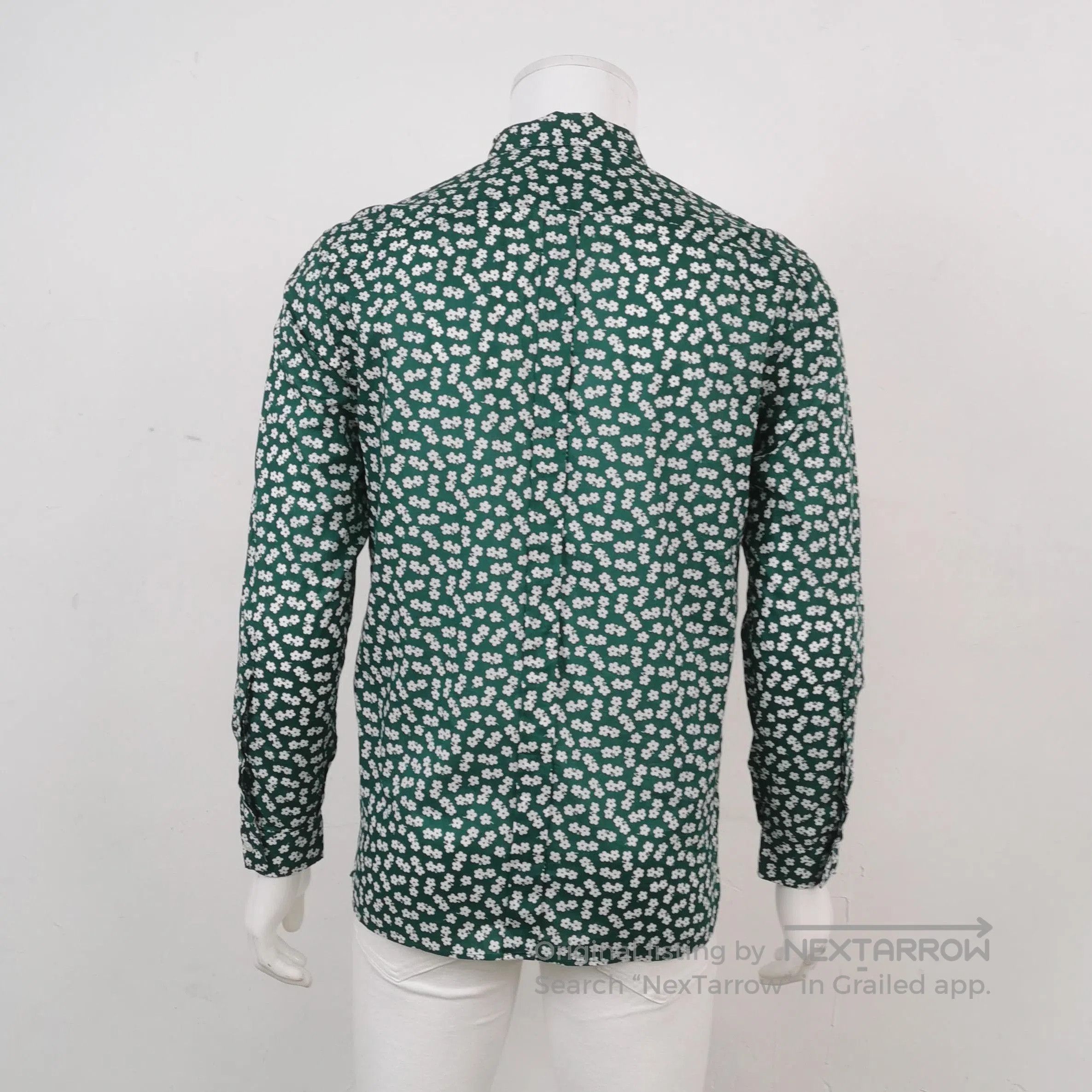 Burberry Burberry Floral Pattern Cotton Shirt Size 39 . Size US M / EU 48-50 / 2 - 2 Thumbnail
