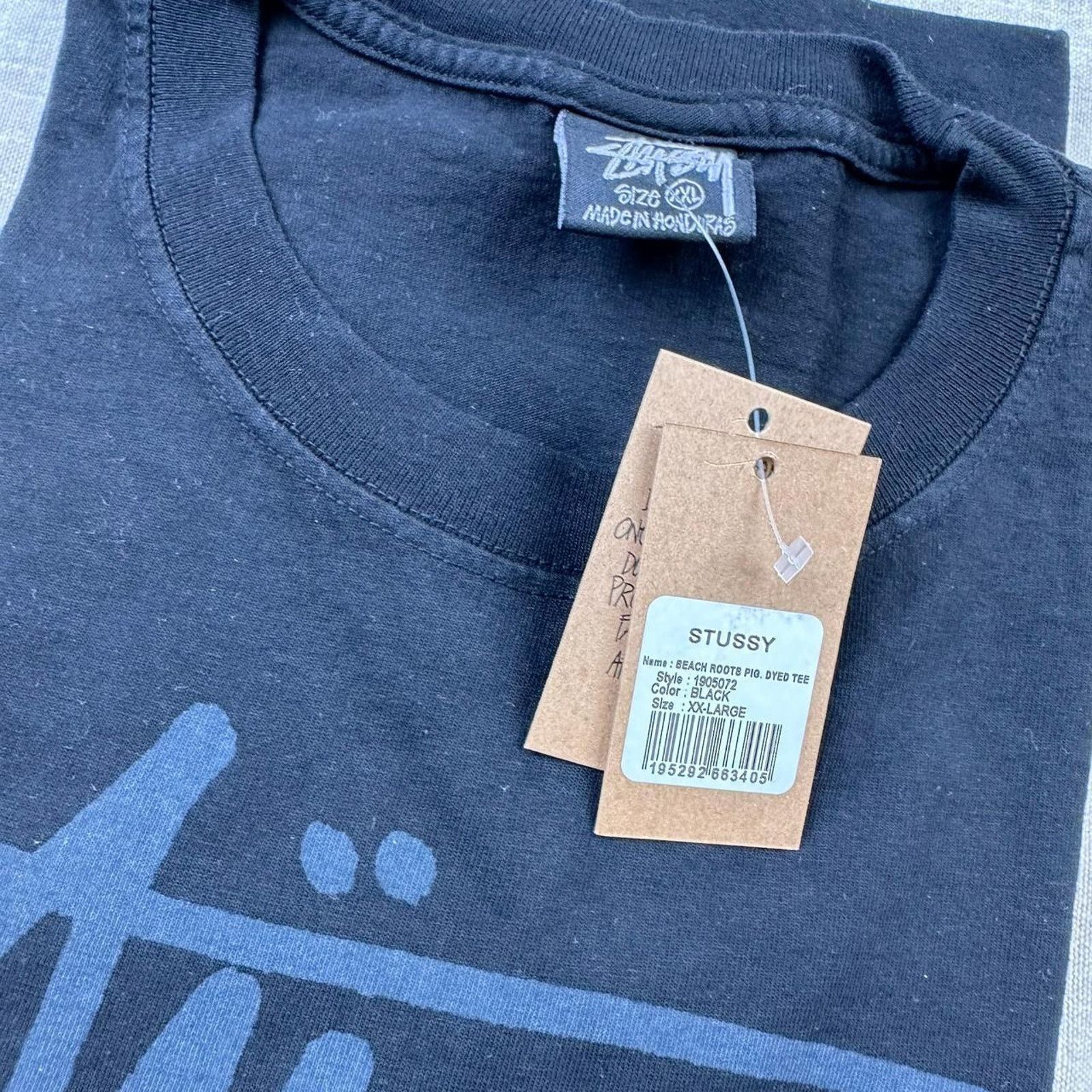 Stussy Stussy Beach Roots T shirt in Black Men XXL Size US XXL / EU 58 / 5 - 5 Thumbnail