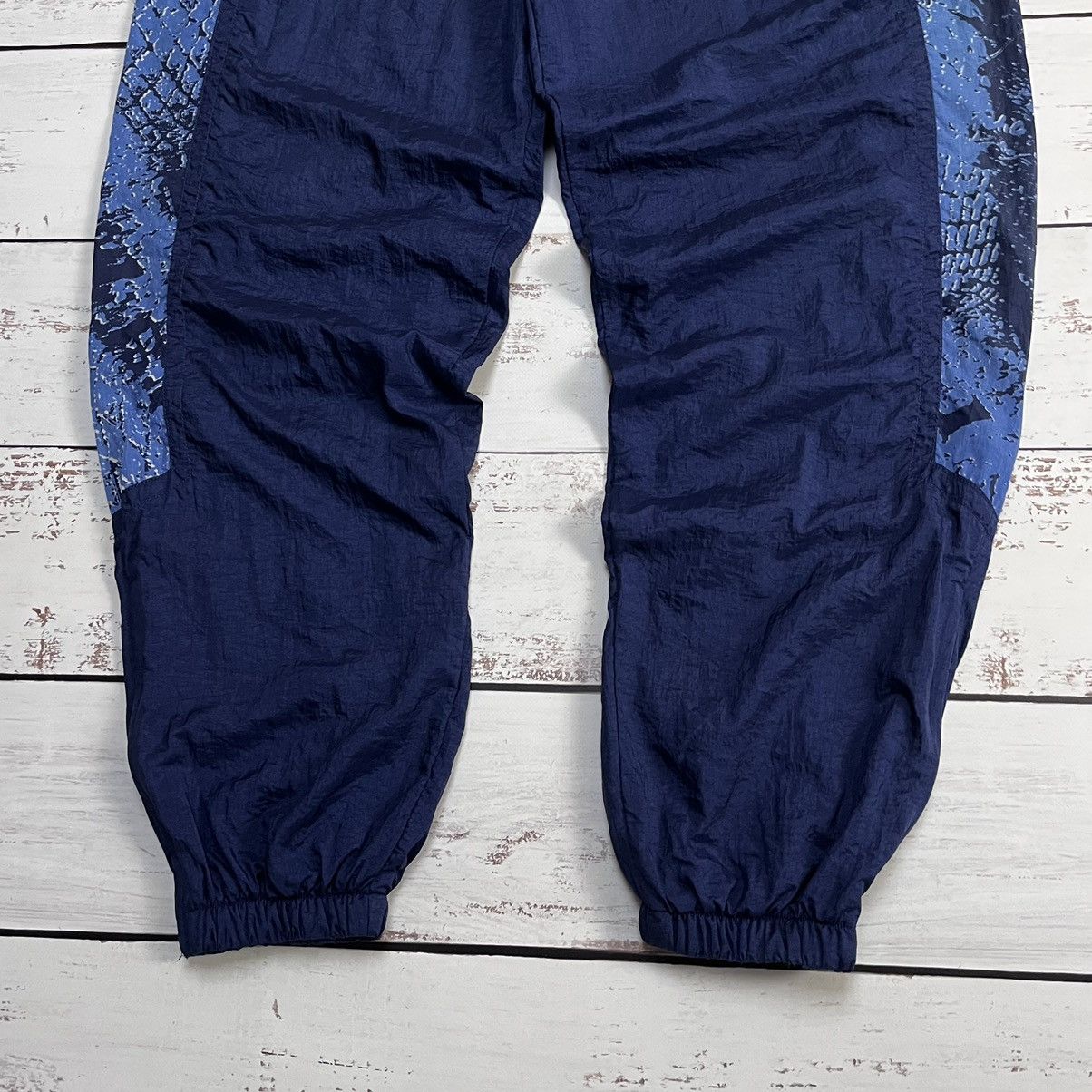 Nike × Vintage Nike Vintage Track Pants Nylon Y2K Drill Streetwear Swoosh Size US 36 / EU 52 - 4 Thumbnail