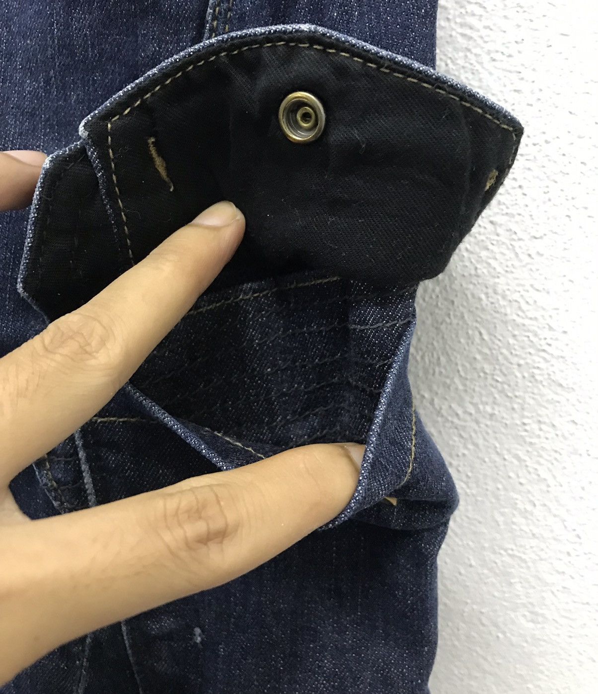 Japanese Brand × Vintage Vintage Even River WORKWEAR Denim Pants Size US 33 - 10 Thumbnail