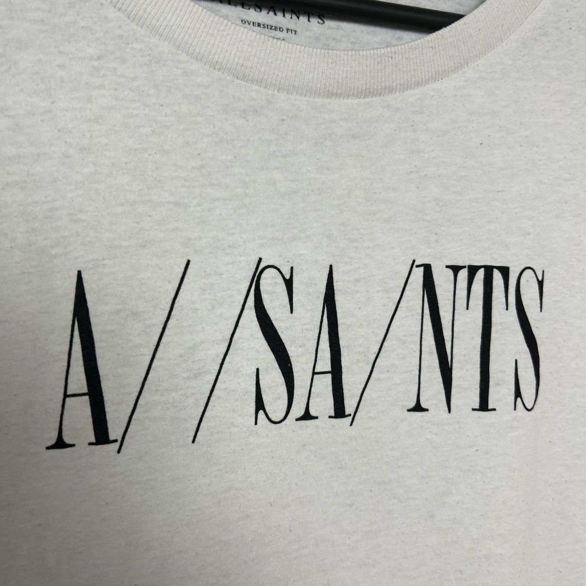 Allsaints Designer Allsaints Big logo streetwear y2k tee size M Size US M / EU 48-50 / 2 - 3 Thumbnail
