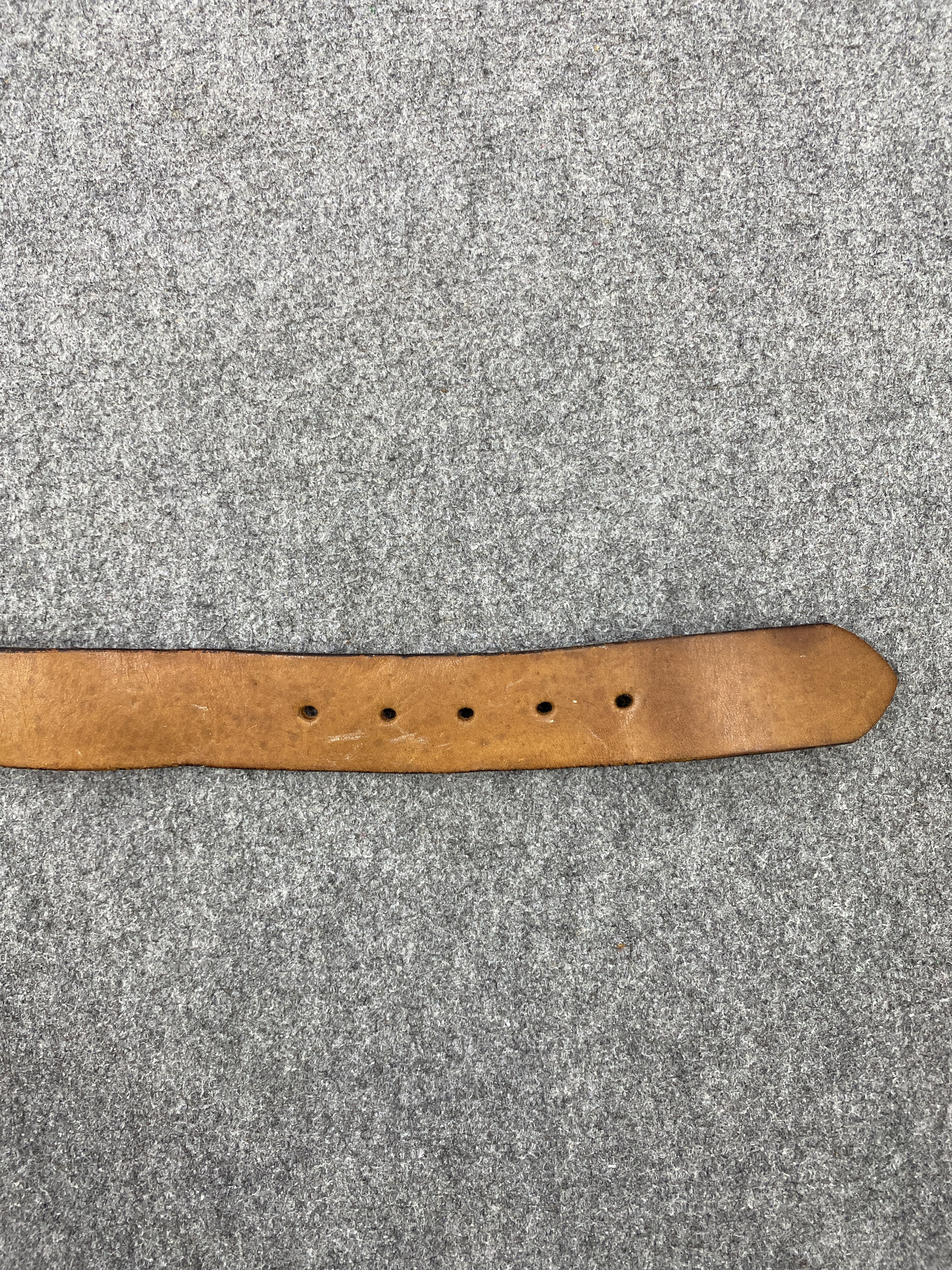 Genuine Leather × Japanese Brand × Vintage Vintage Japanese Brand Genuine Leather Belt B0001 Size 32 - 8 Thumbnail