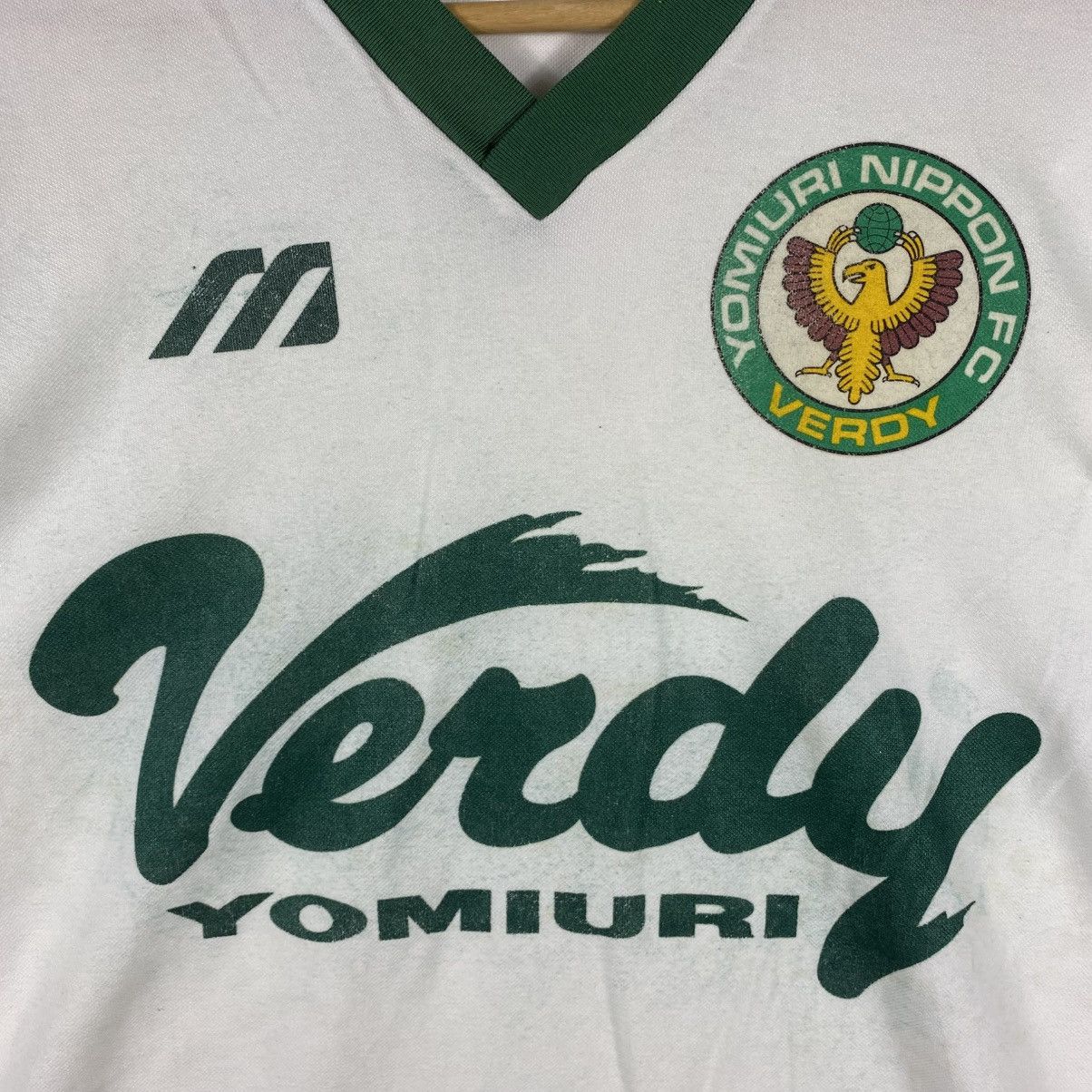 Japanese Brand Vintage 90's Mizuno Yomiuri Nippon Fc Verdy Soccer Tee Shirt Size US L / EU 52-54 / 3 - 2 Thumbnail