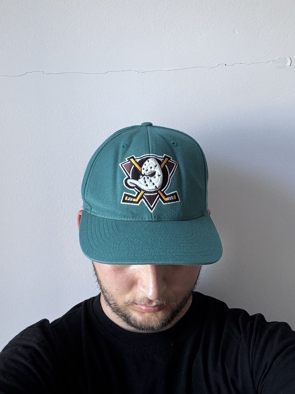 NHL The Mighty Ducks Mitchell and Ness NHL Cap Hat Vintage 90s Size ONE SIZE - 1 Thumbnail