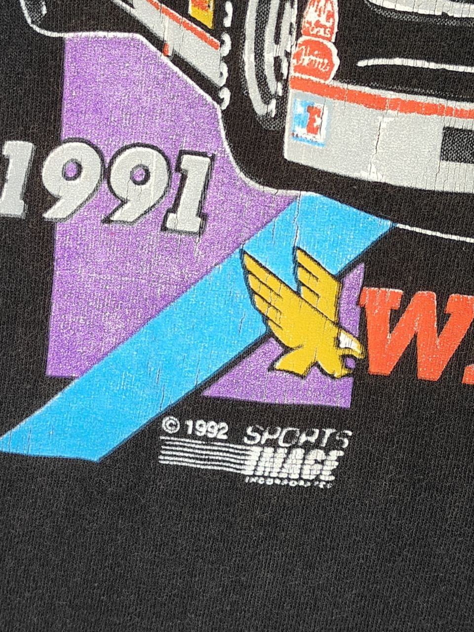 NASCAR 💥LAST CALL💥 ©️1992 Vintage Nascar Winston Cup Champion T Size US S / EU 44-46 / 1 - 3 Thumbnail