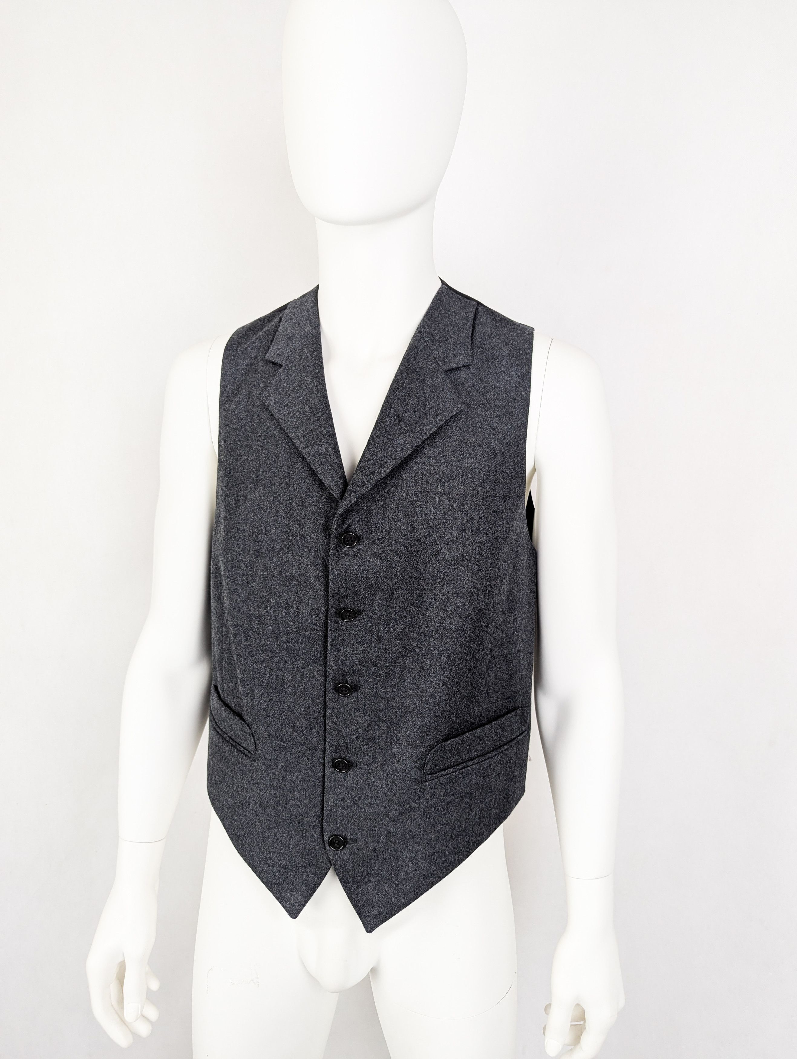 Yves Saint Laurent Yves Saint Laurent wool vest Size 52R - 2 Thumbnail