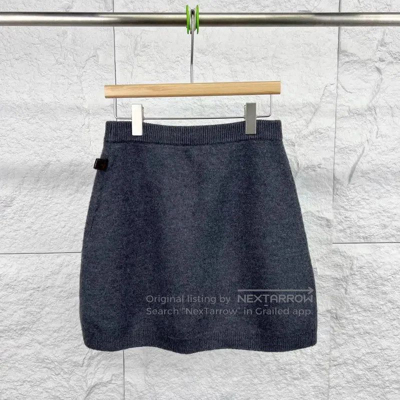 Louis Vuitton Louis Vuitton Gray Cotton Women’s Skirt . Size 23" - 2 Thumbnail