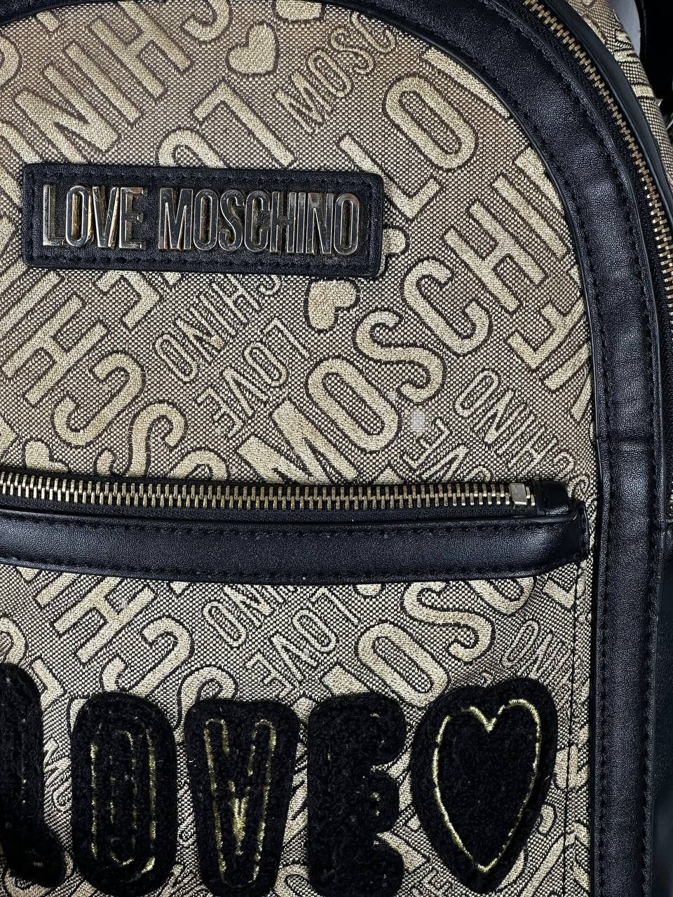 Moschino Love Moschino Luxury Leather Iconic Backpack Size ONE SIZE - 8 Thumbnail