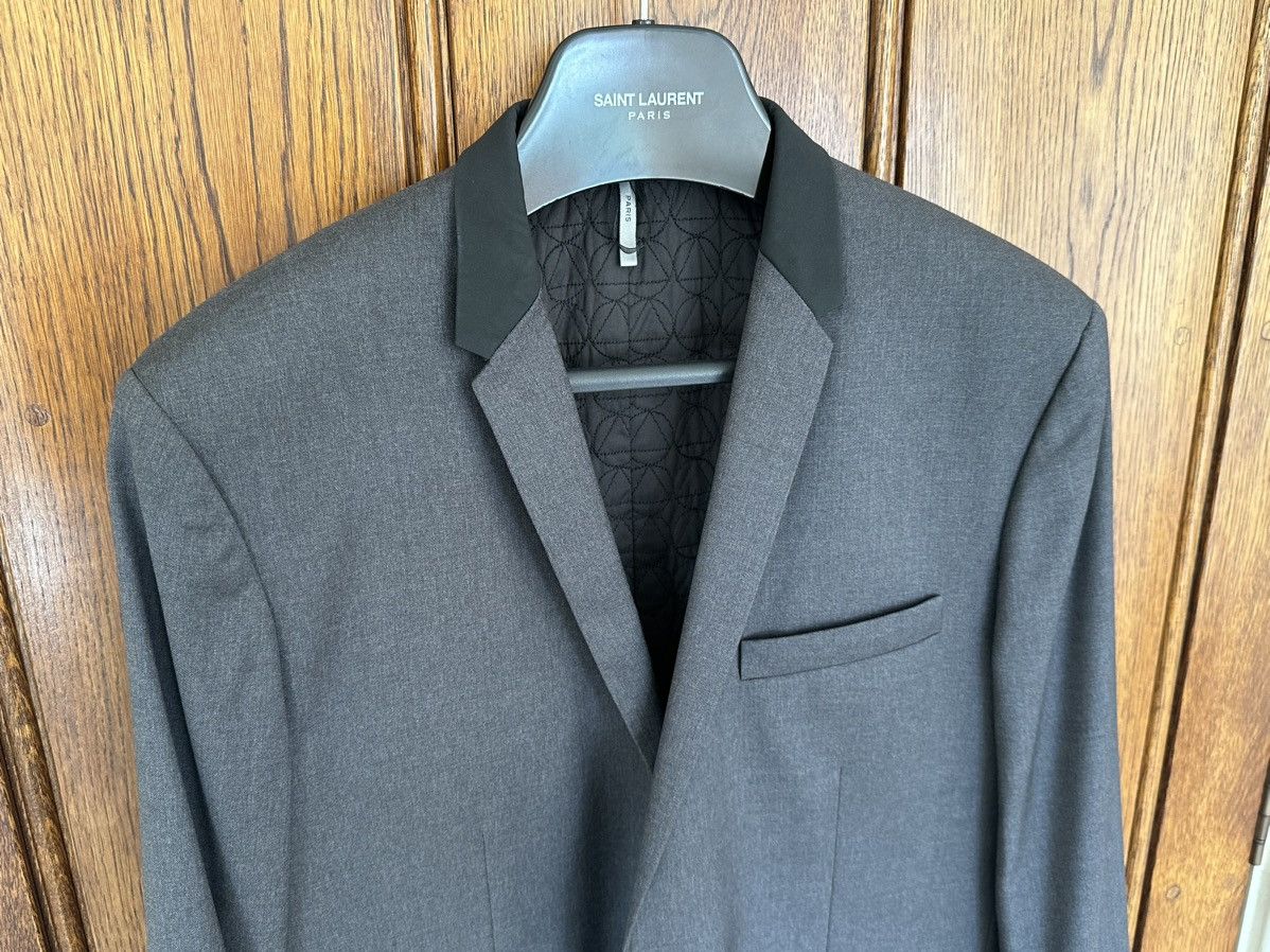 Dior AW13 Dior Homme 2 tone grey 3 piece suit 48 Size 38R - 3 Thumbnail