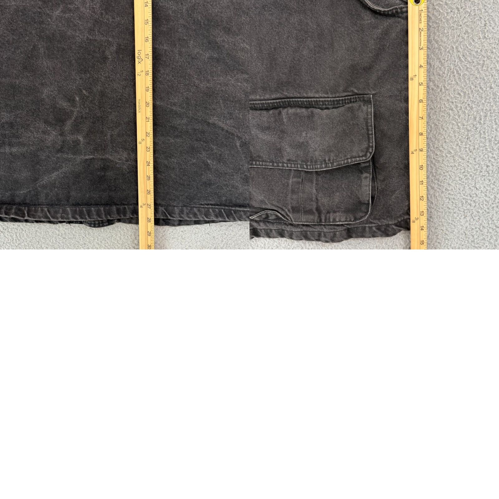 Karl Kani VINTAGE Karl Kani Vest Men XL Black Denim Pocket Button 90s Biker Motorcycle Size US XL / EU 56 / 4 - 8 Thumbnail