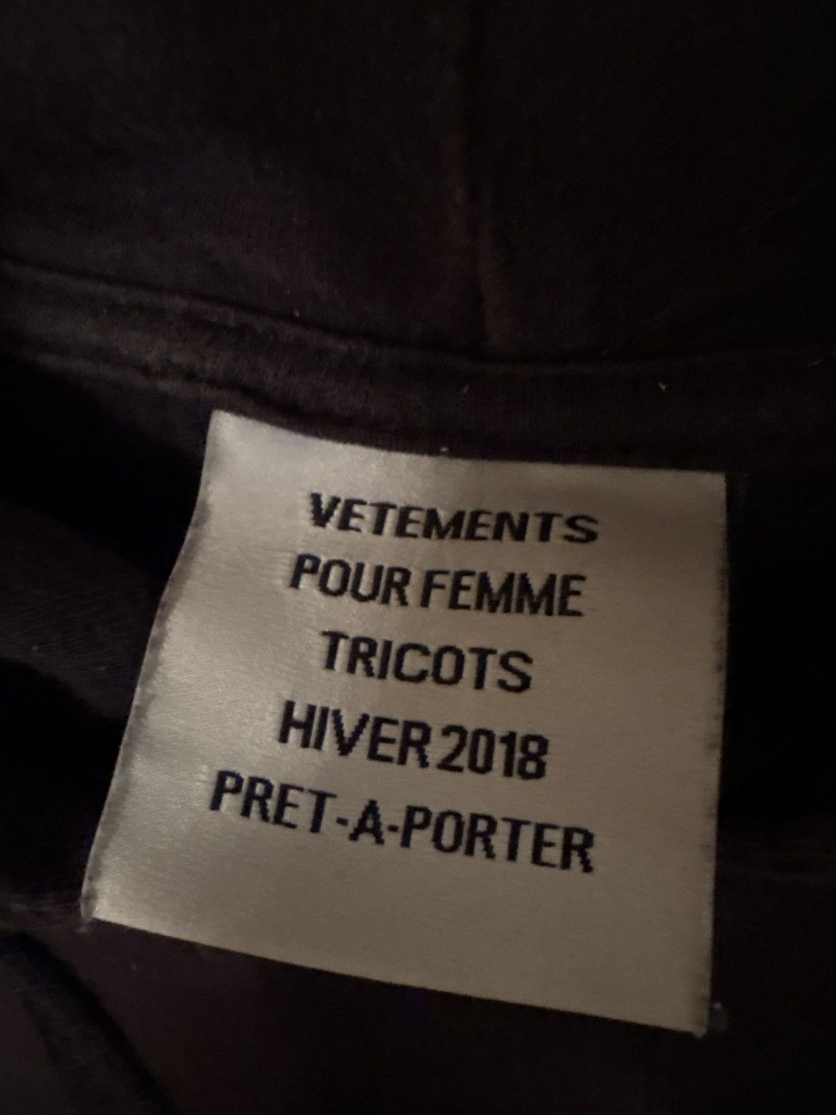Vetements Vetements 2018 Size US XS / EU 42 / 0 - 4 Thumbnail