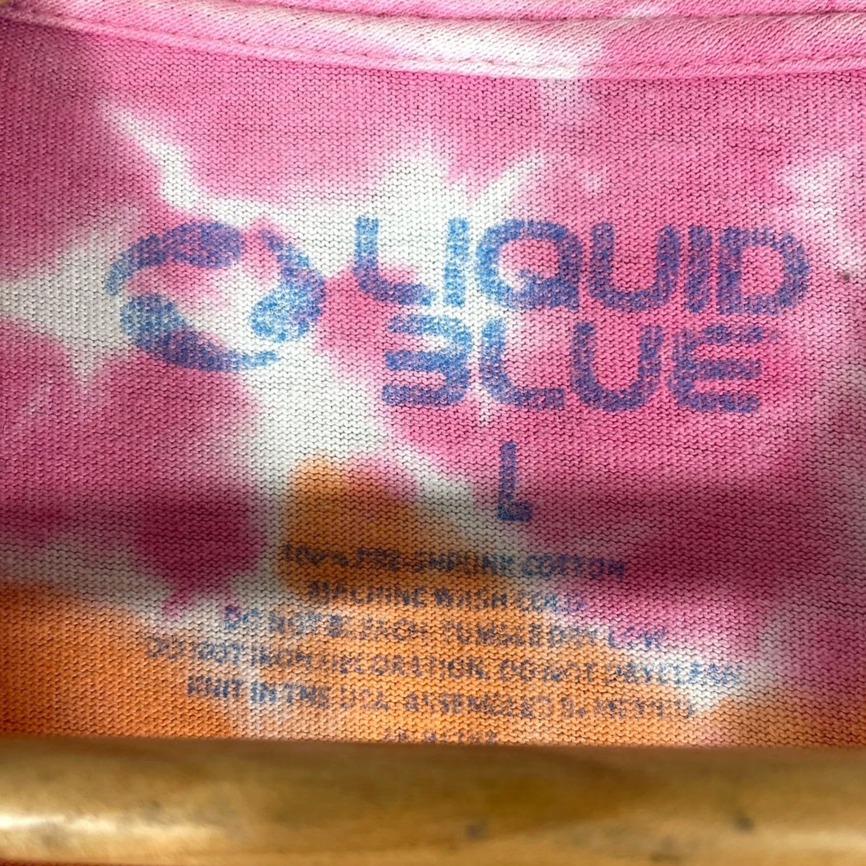 Liquid Blue Woodstock Liquid Blue Tie Dye Shirt Large Mens Rainbow Peace Music Love Tee Size US L / EU 52-54 / 3 - 4 Thumbnail