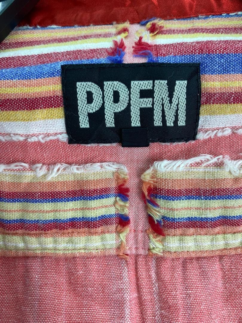 PPFM Vtg 90s PPFM japan patchwork art button up shirts Free size Size US M / EU 48-50 / 2 - 7 Thumbnail