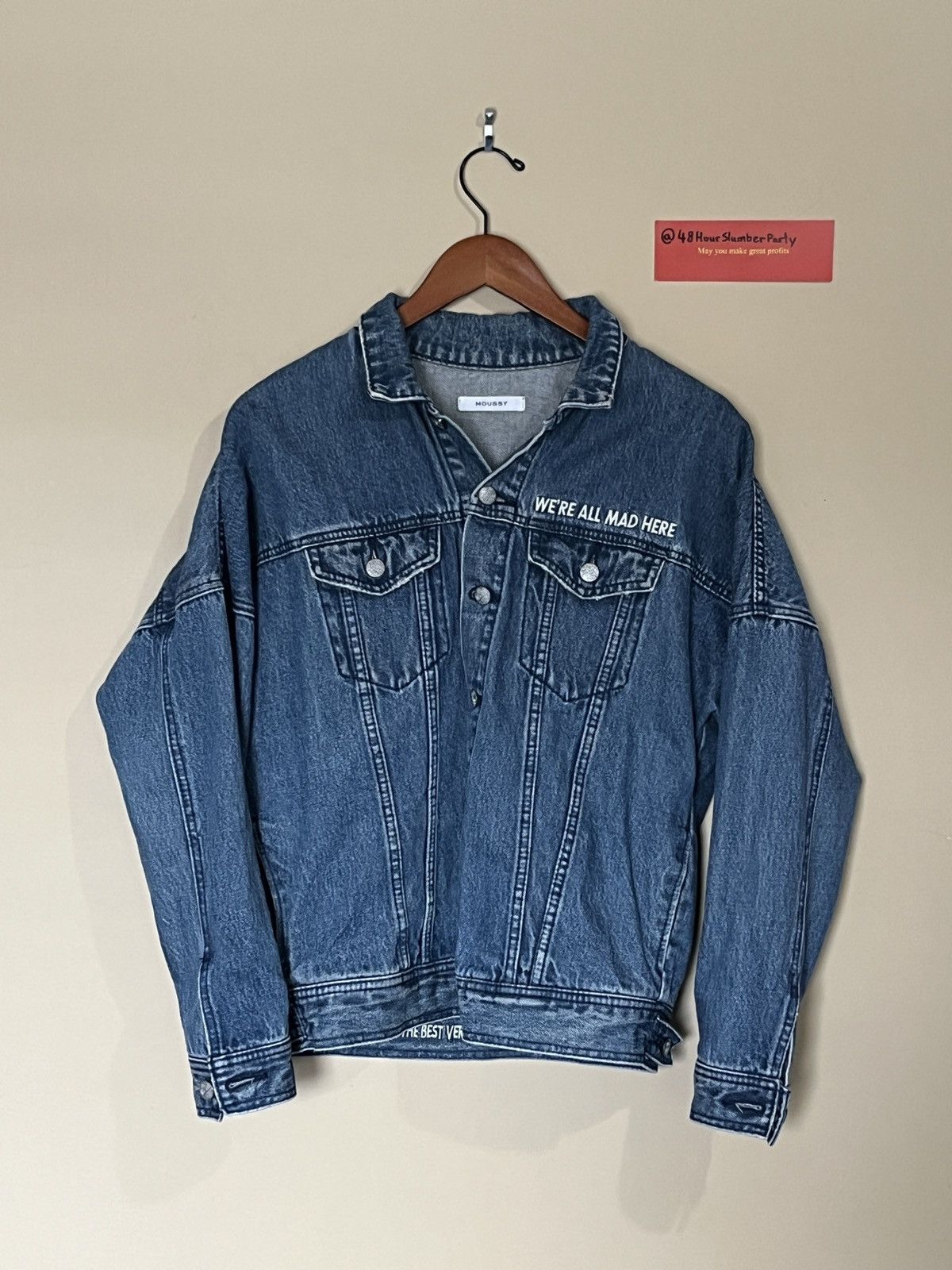 MOUSSY Moussy Your Planet Patched Denim Jacket - M Size M / US 6-8 / IT 42-44 - 1 Thumbnail
