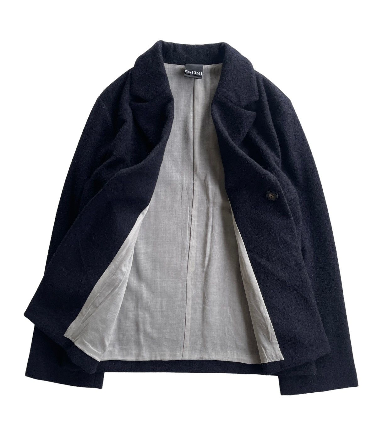 Yohji Yamamoto Limi Feu Yohji Yamamoto Wool Single Button Jacket Size S / US 4 / IT 40 - 3 Thumbnail