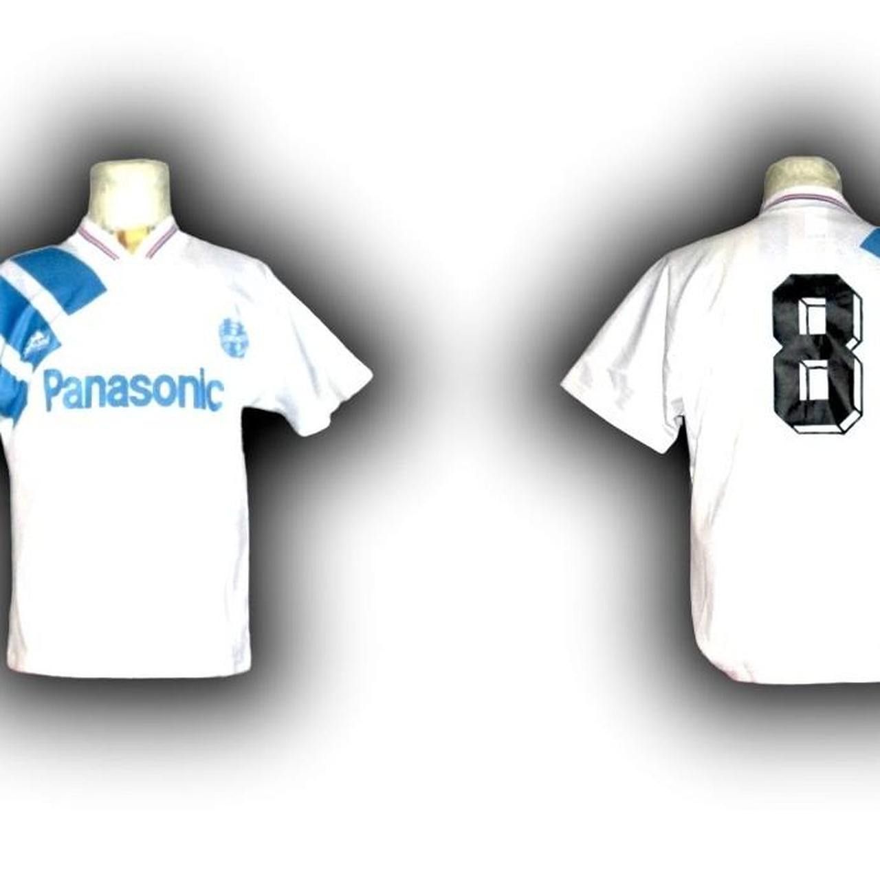 Adidas Olympique Marseille France 1991 1992 Home Shirt Jersey Size US M / EU 48-50 / 2 - 1 Thumbnail