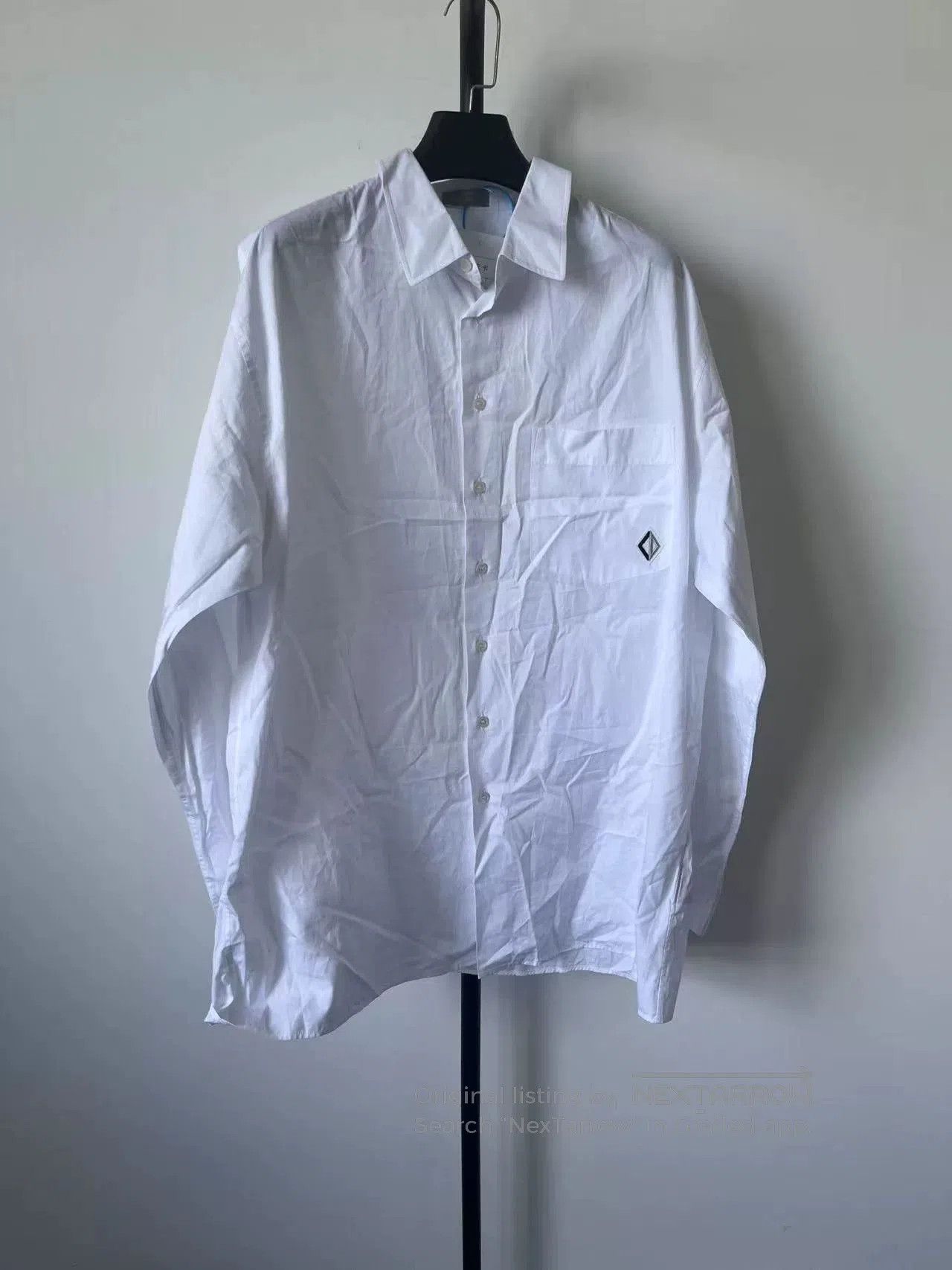 Dior white casual long sleeve button. Size US M / EU 48-50 / 2 - 1 Thumbnail