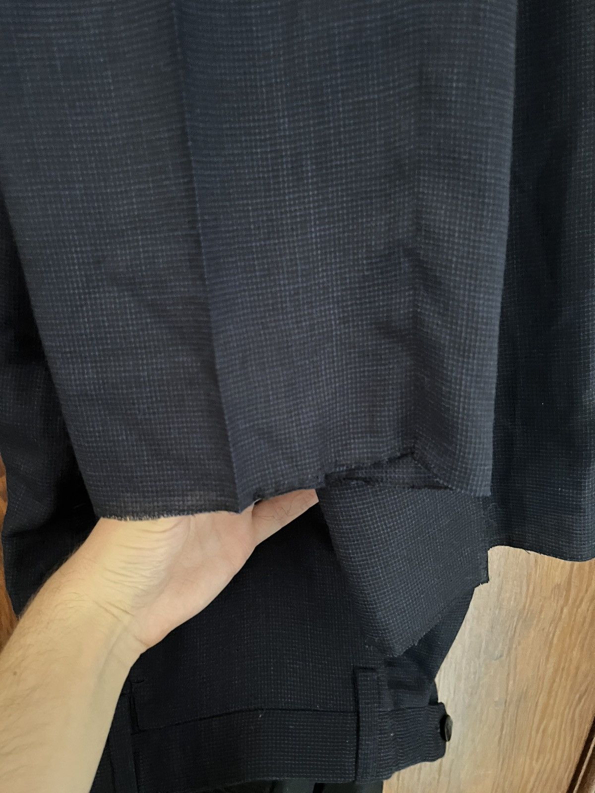 Kiton Kiton navy cashmere check suit size 38r / it 48 Size 38R - 11 Thumbnail