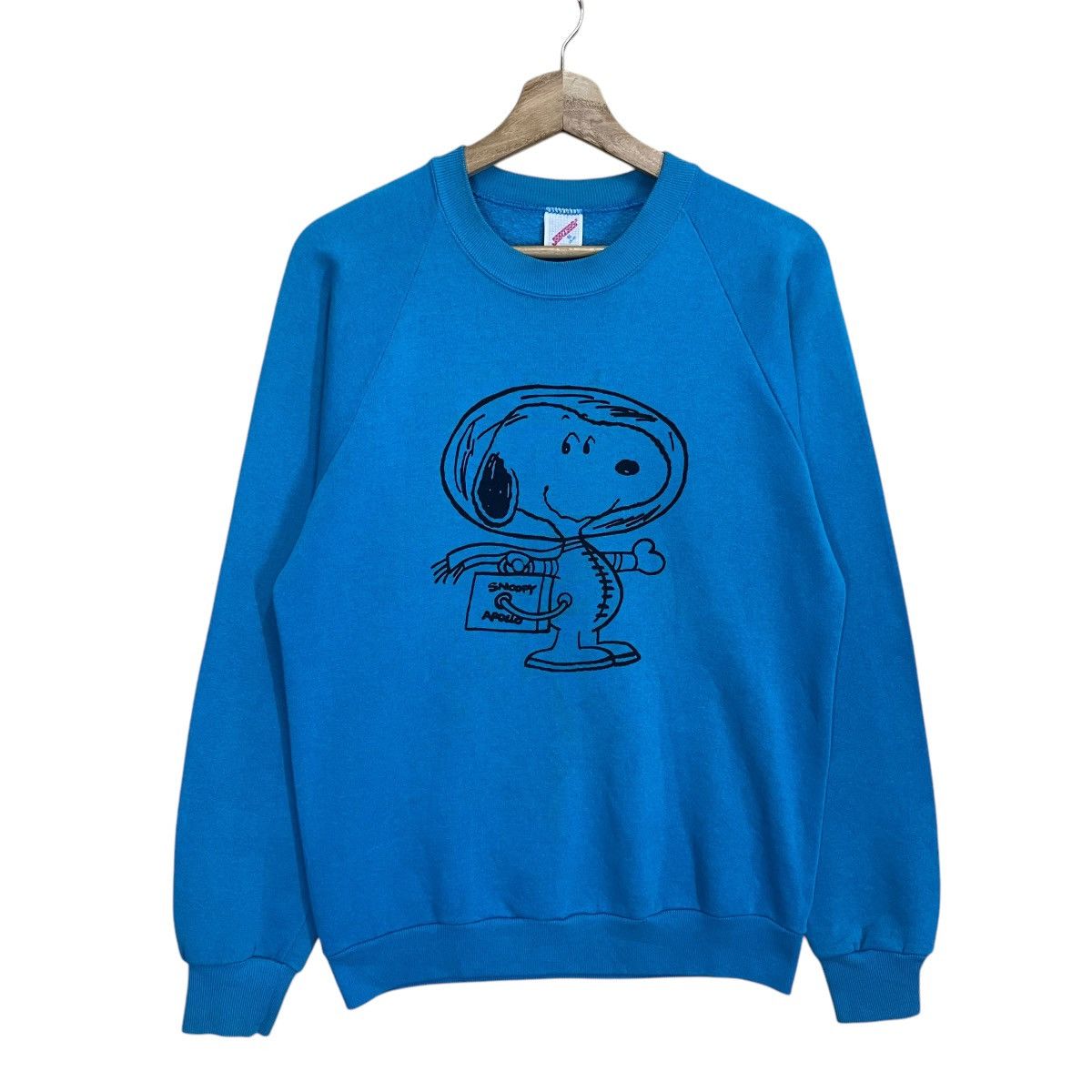Peanuts × Vintage Vintage 90s Snoopy Big Logo Crewneck Sweatshirt Size US S / EU 44-46 / 1 - 1 Thumbnail